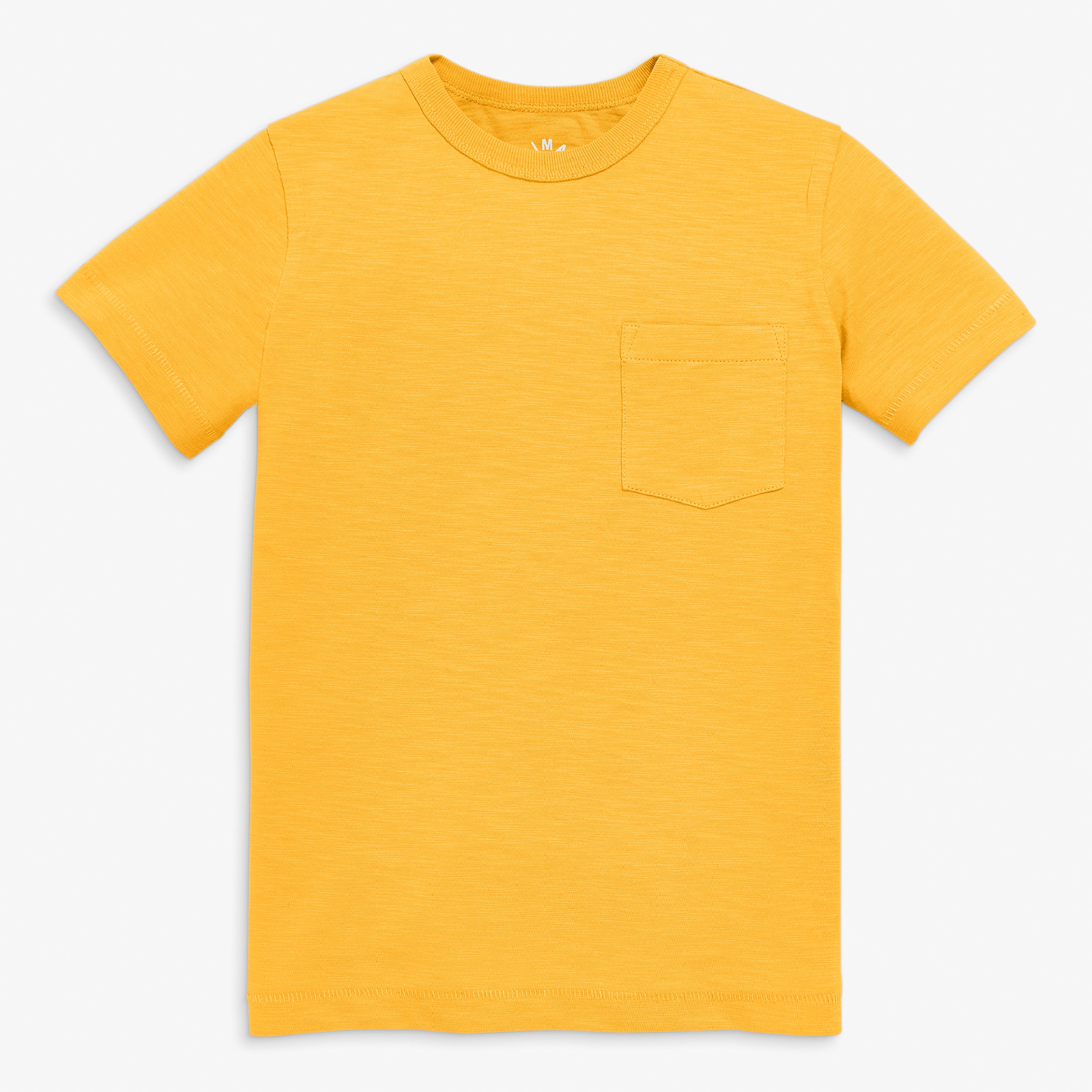 Kids pocket tee in seasonal colors