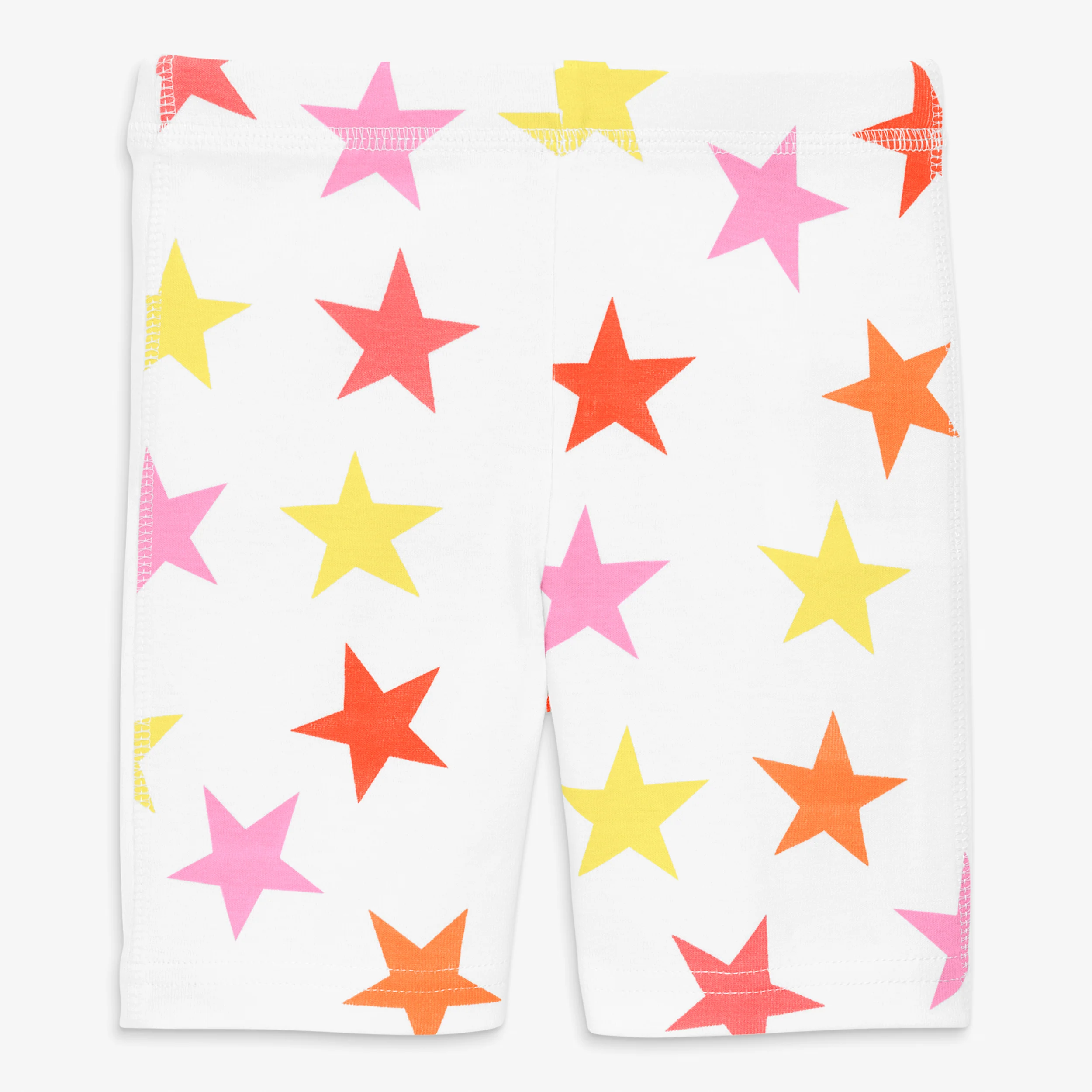 Kids organic pj short in cutout star