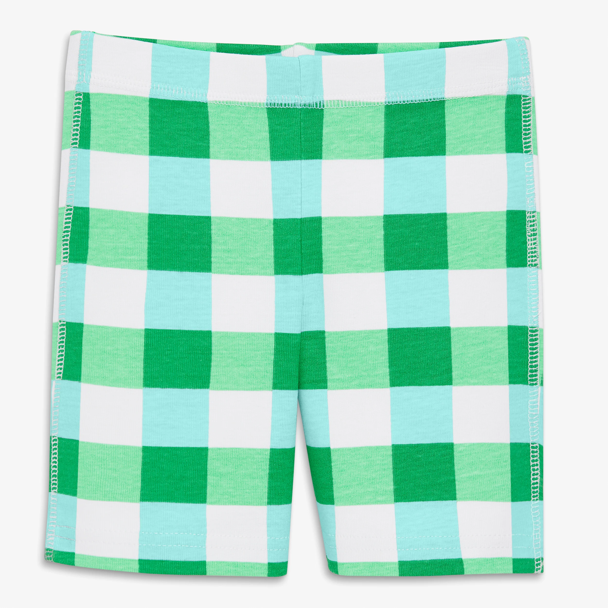 Kids organic pj short in gingham