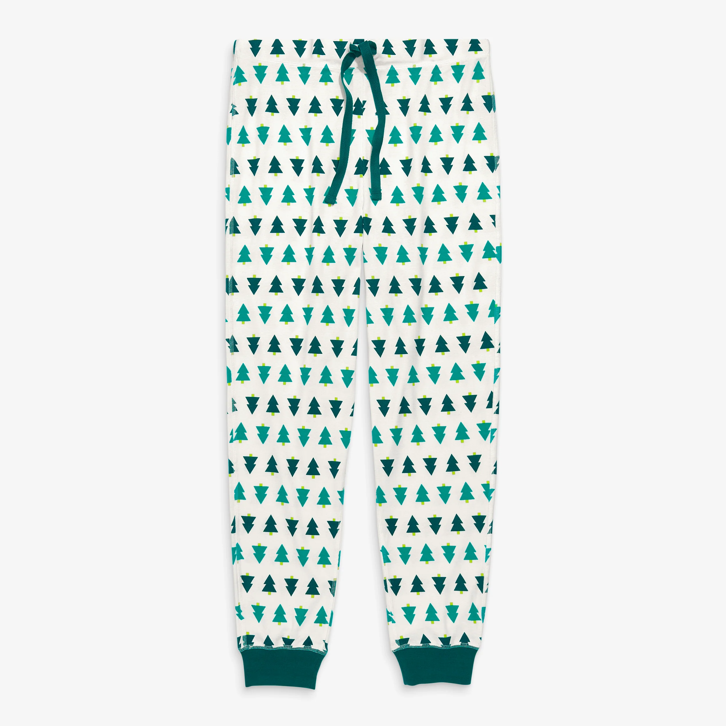 Adult organic pj pant in triangle trees (unisex fit)