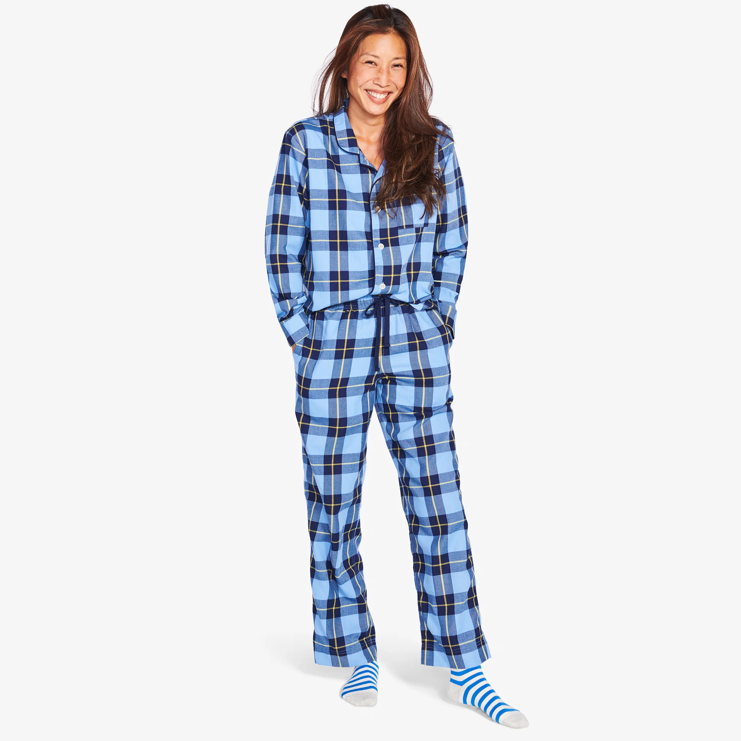 Adult plaid pj set (unisex fit)