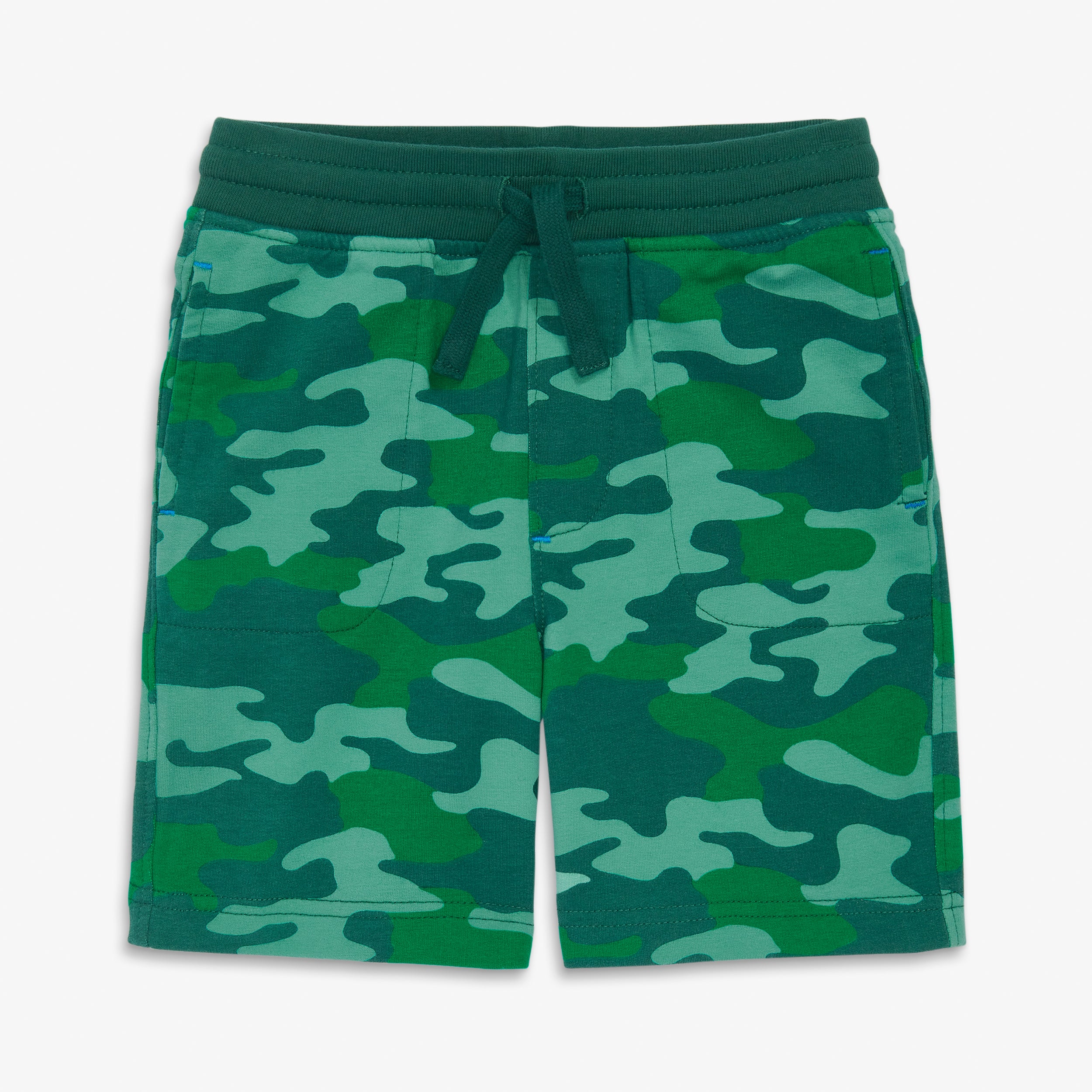 Kids gym short in camo