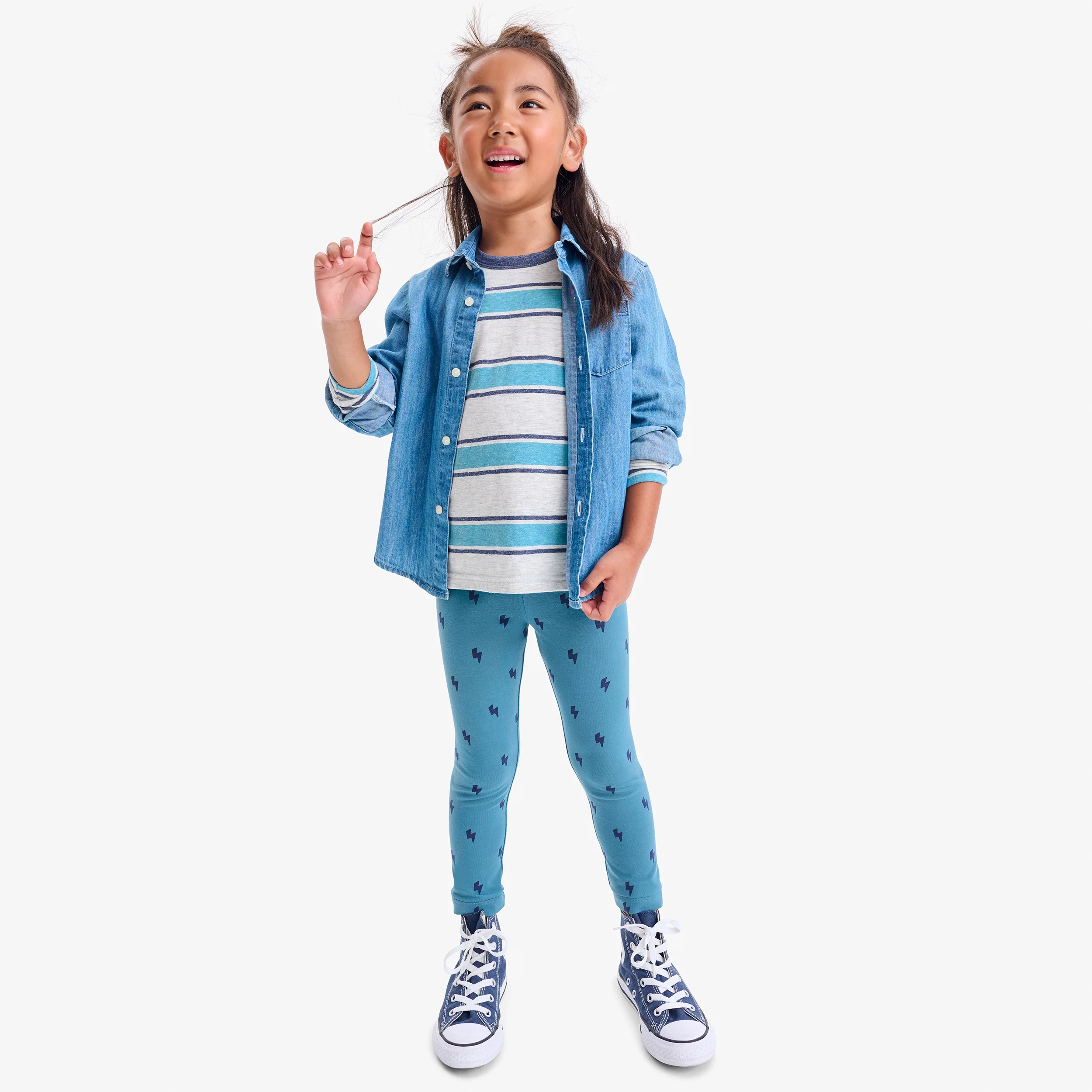 Kids legging in mini bolts