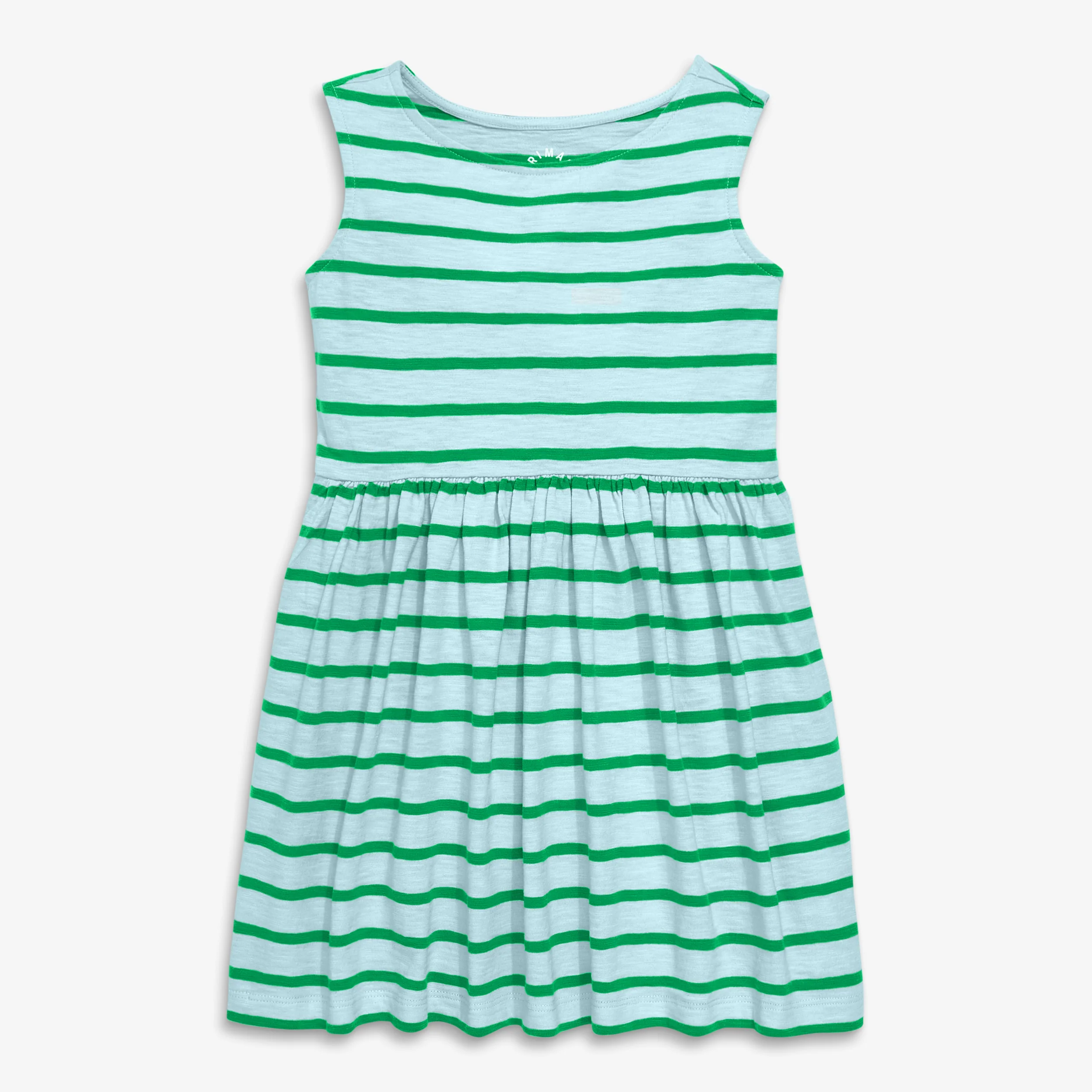 Kids recess dress in stripe