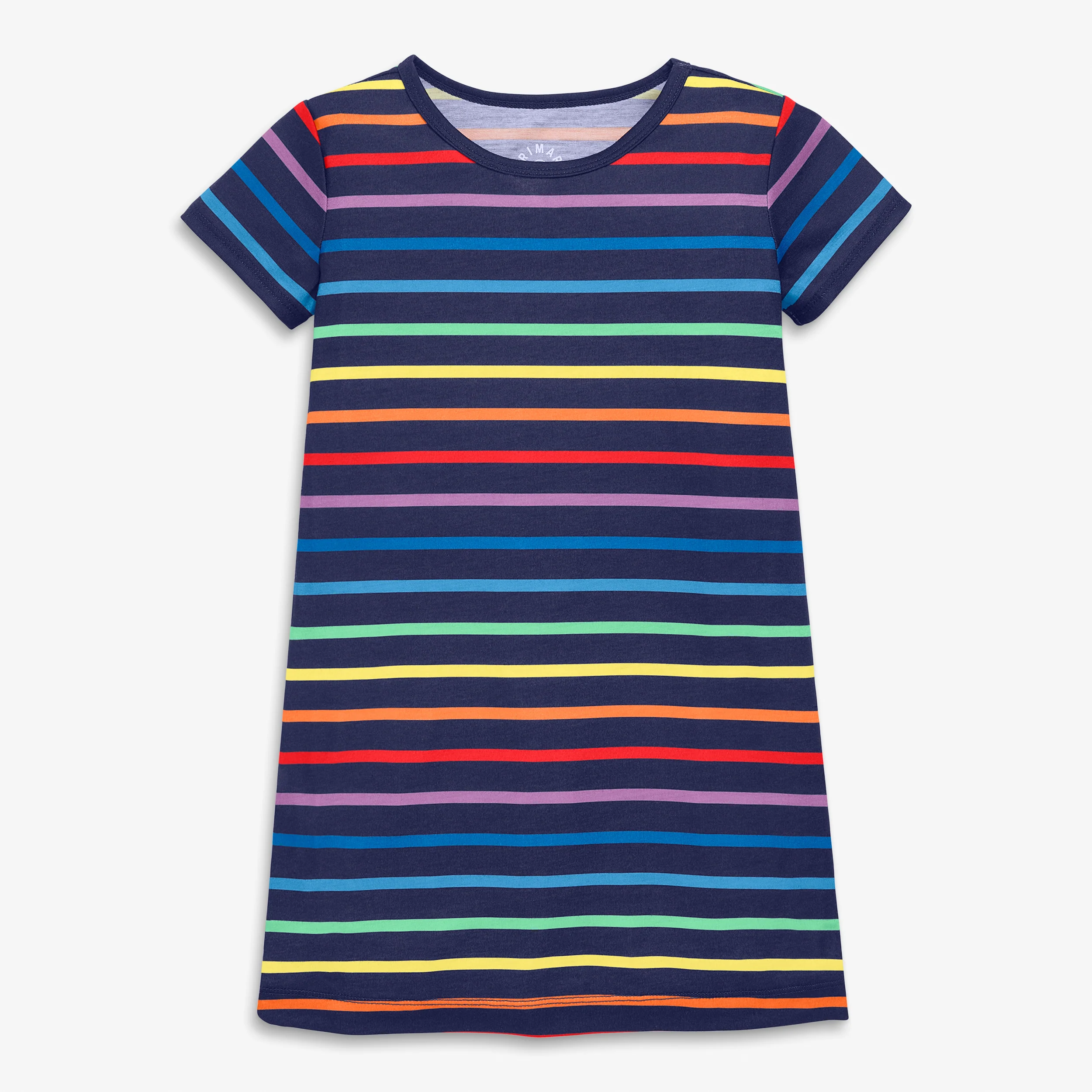 Kids nightgown in rainbow stripe 1 16673-kids-nightgown-in-rainbow-stripe-1.webp