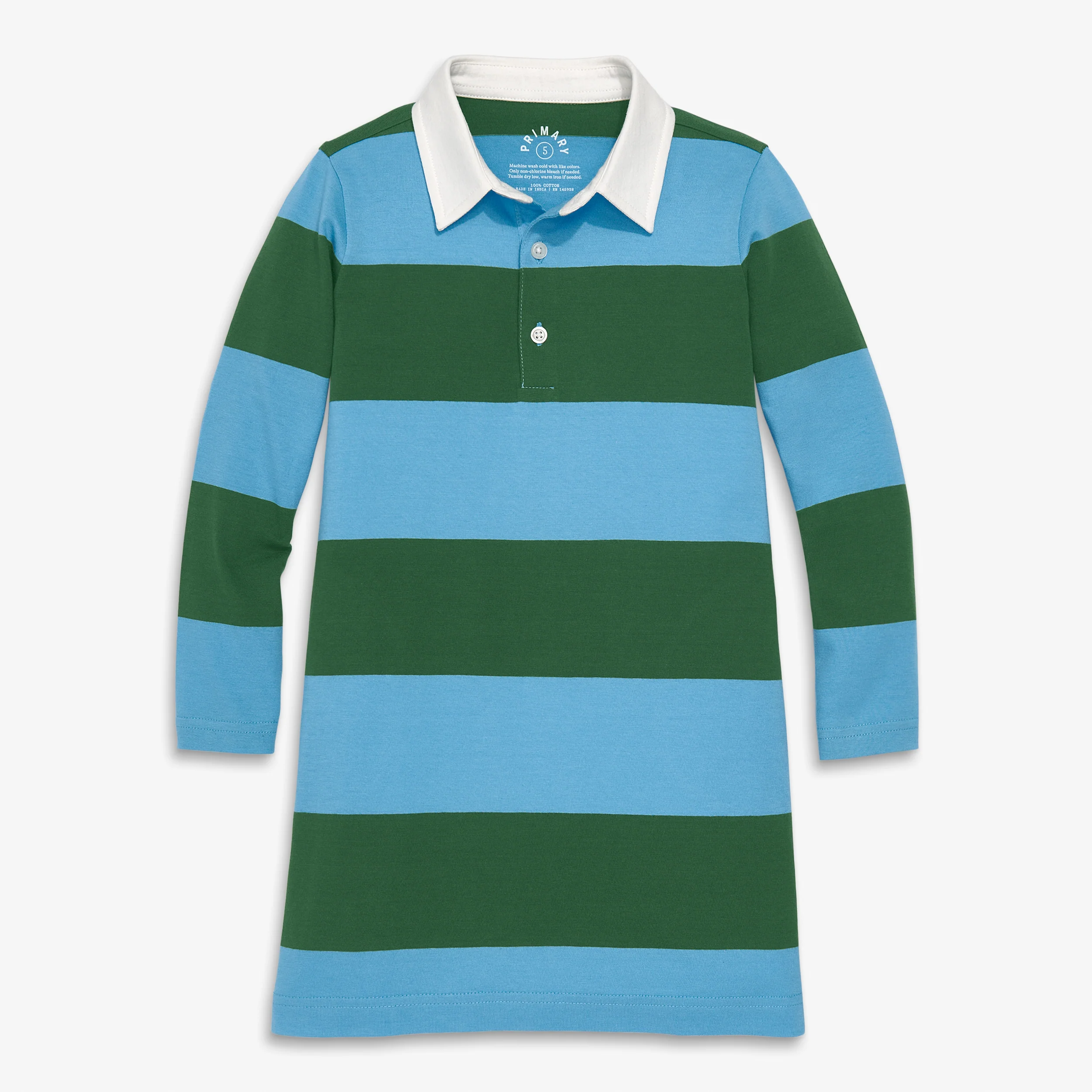 Kids long sleeve rugby dress