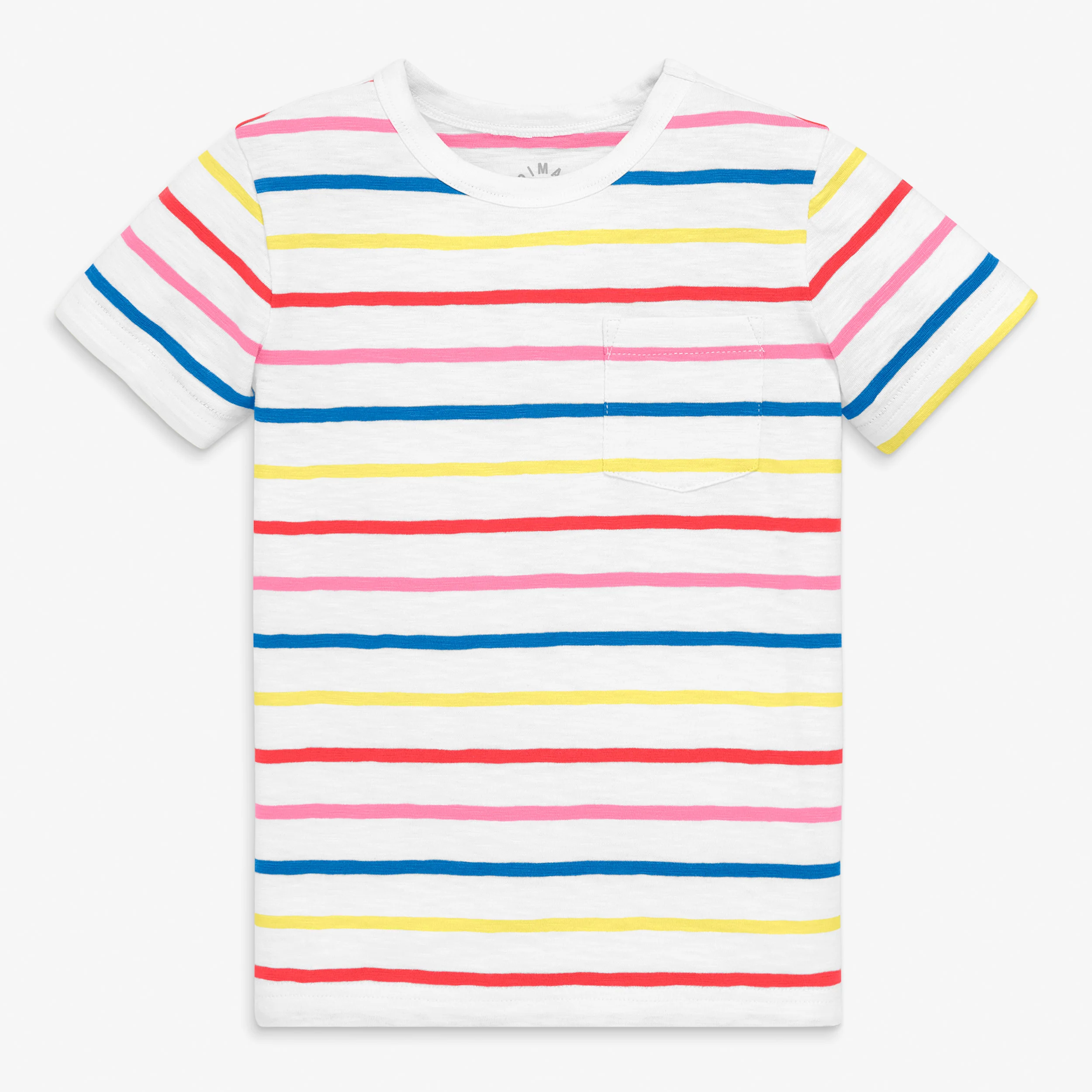 Kids multi-stripe pocket tee