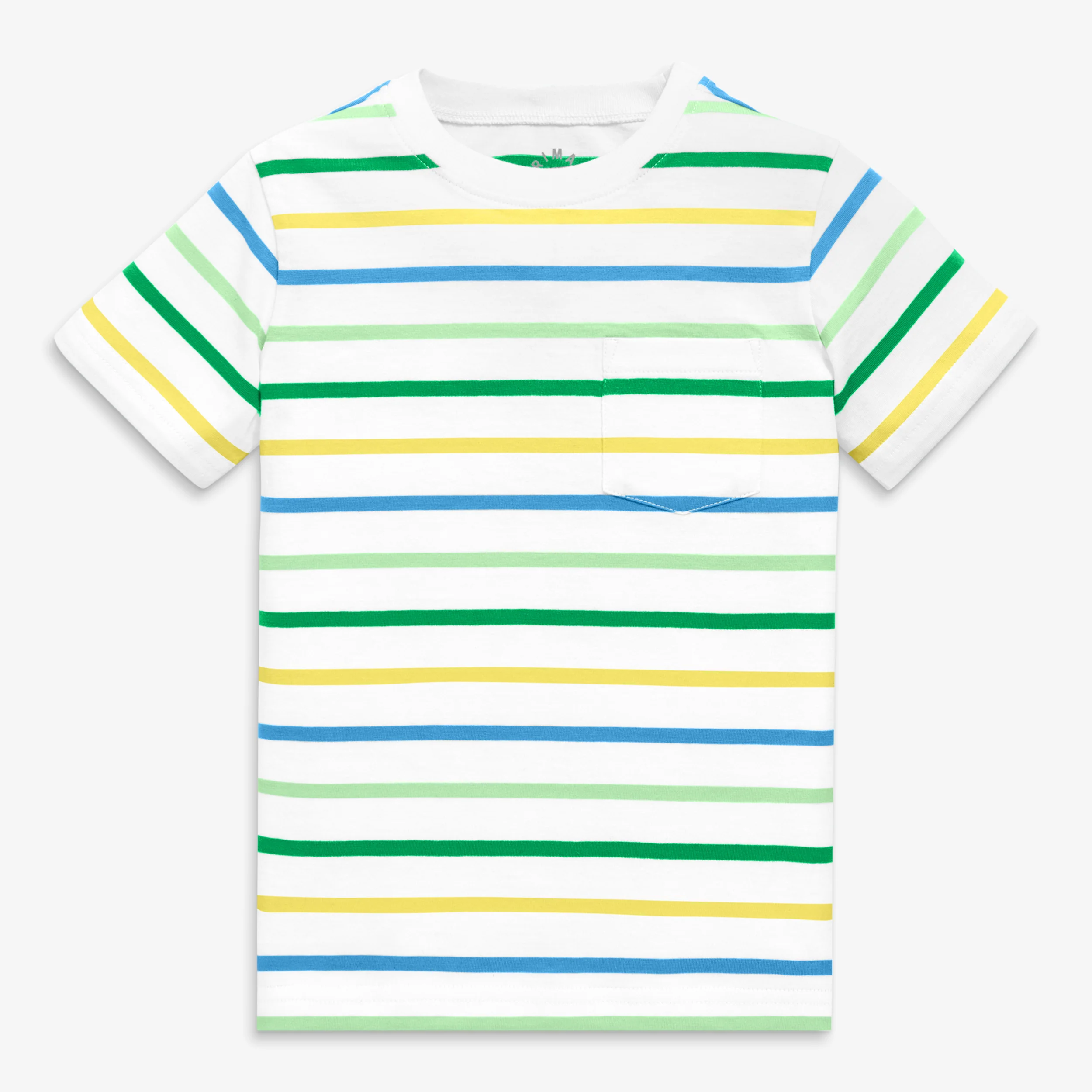 Kids multi-stripe pocket tee
