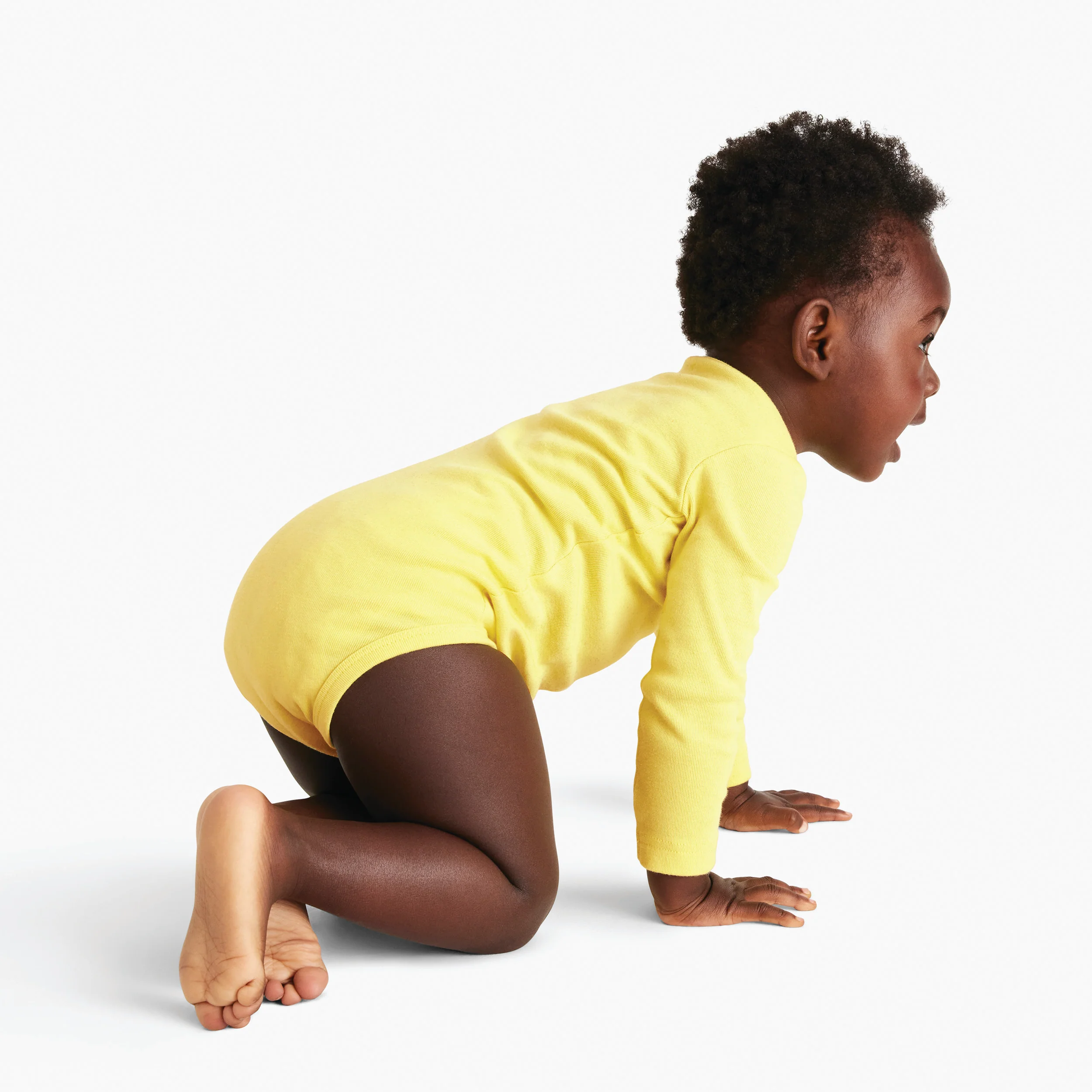 Organic long sleeve babysuit