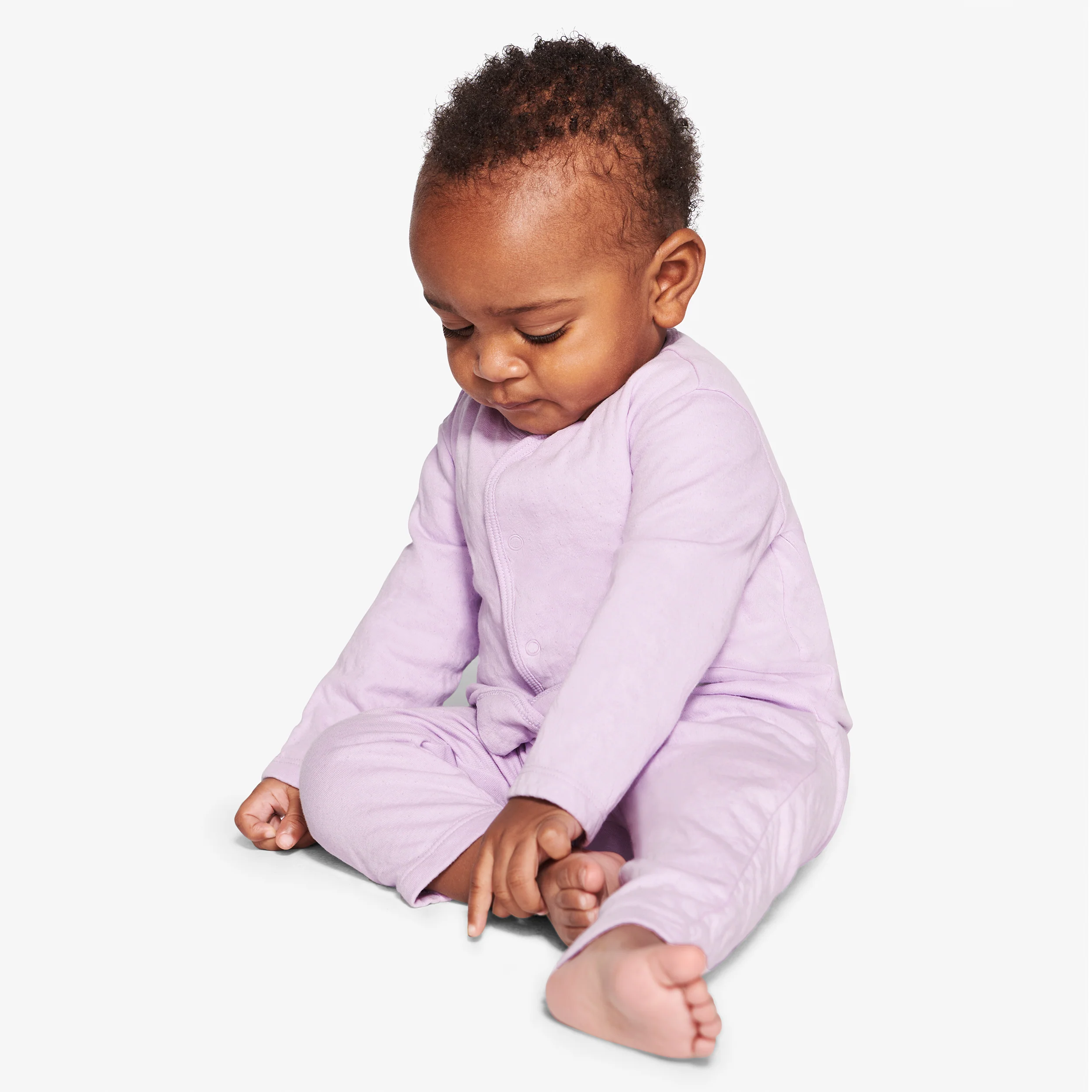 Baby pointelle two-piece set