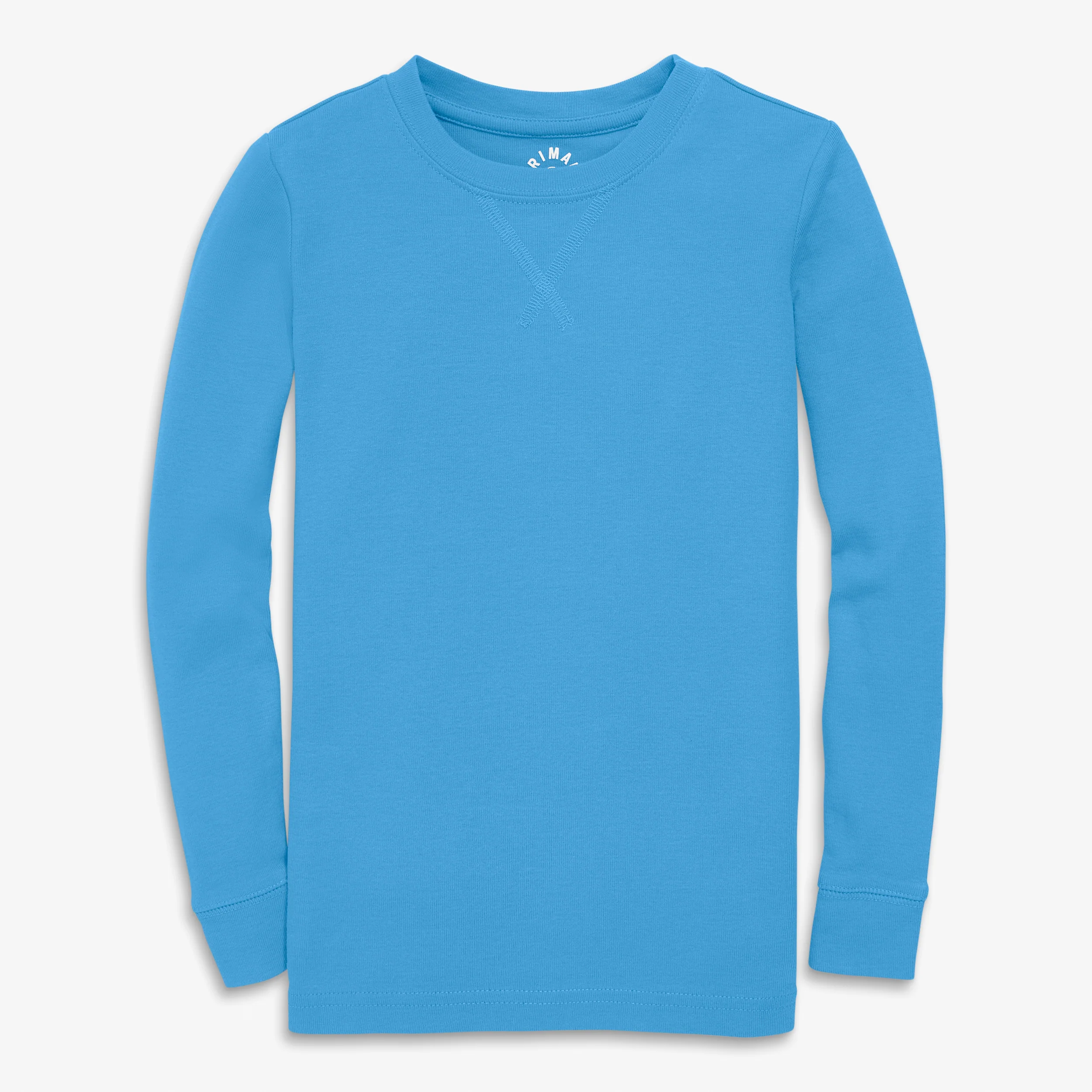 Kids organic long sleeve pj top in spring seasonal colors