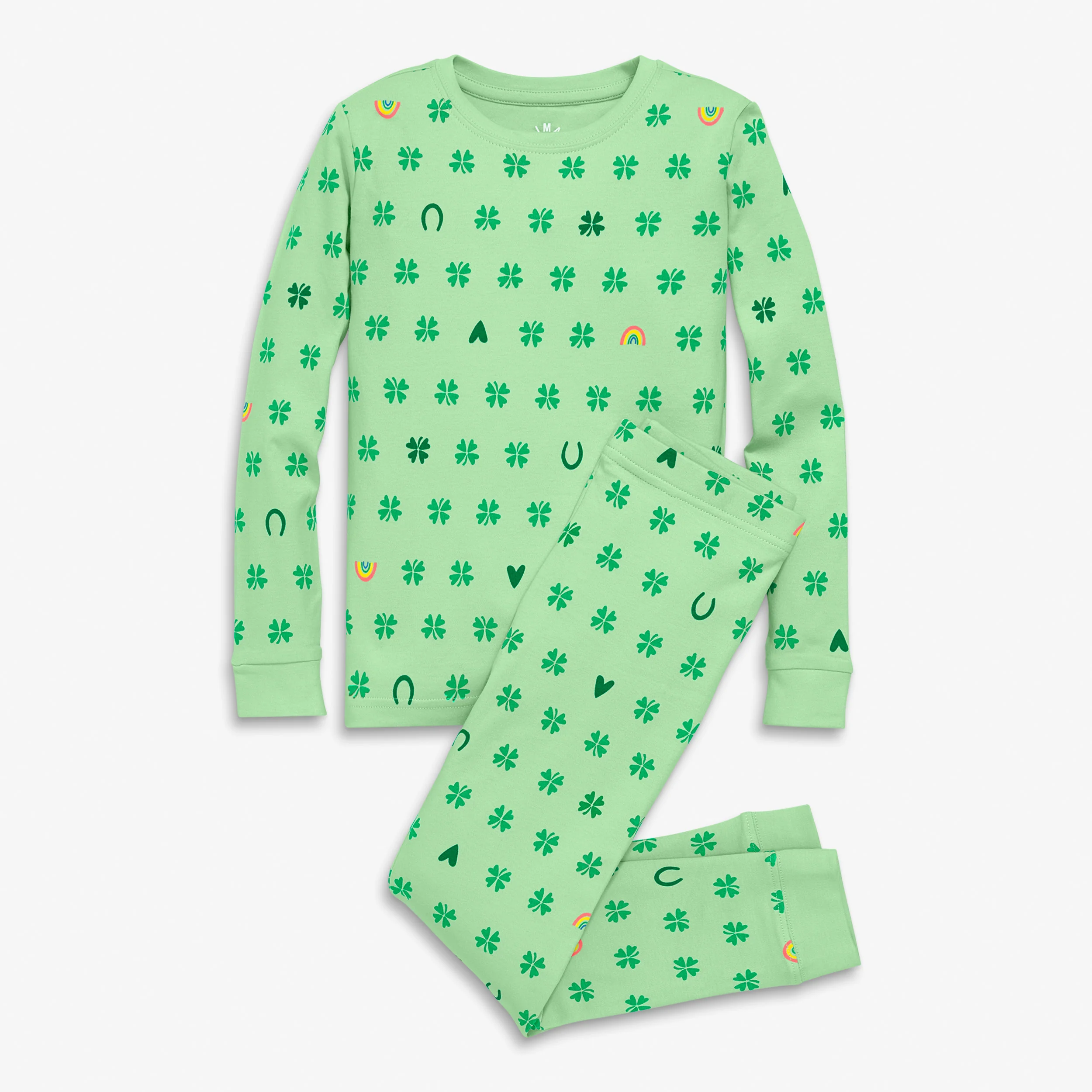Kids organic PJ set in good luck charms