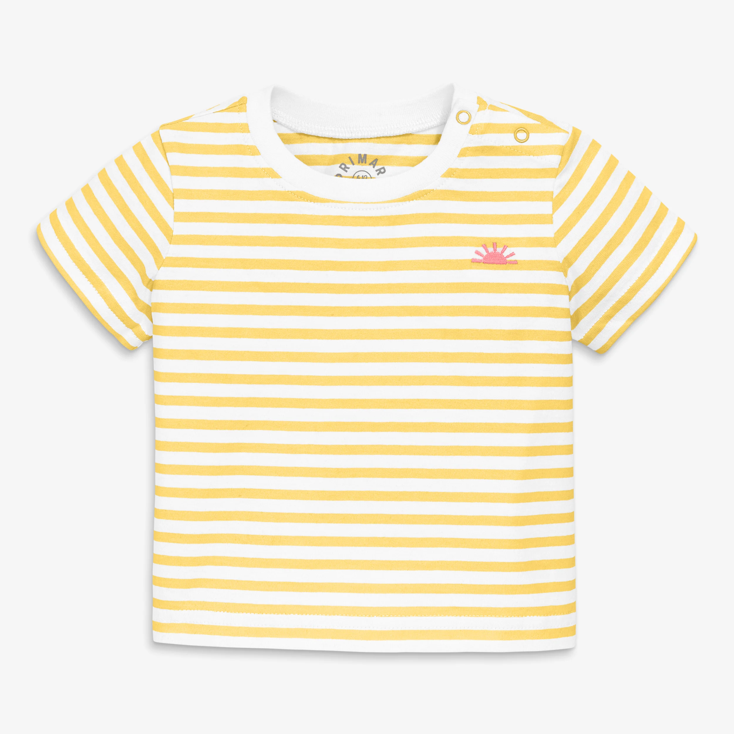 Baby embroidered stripe tee