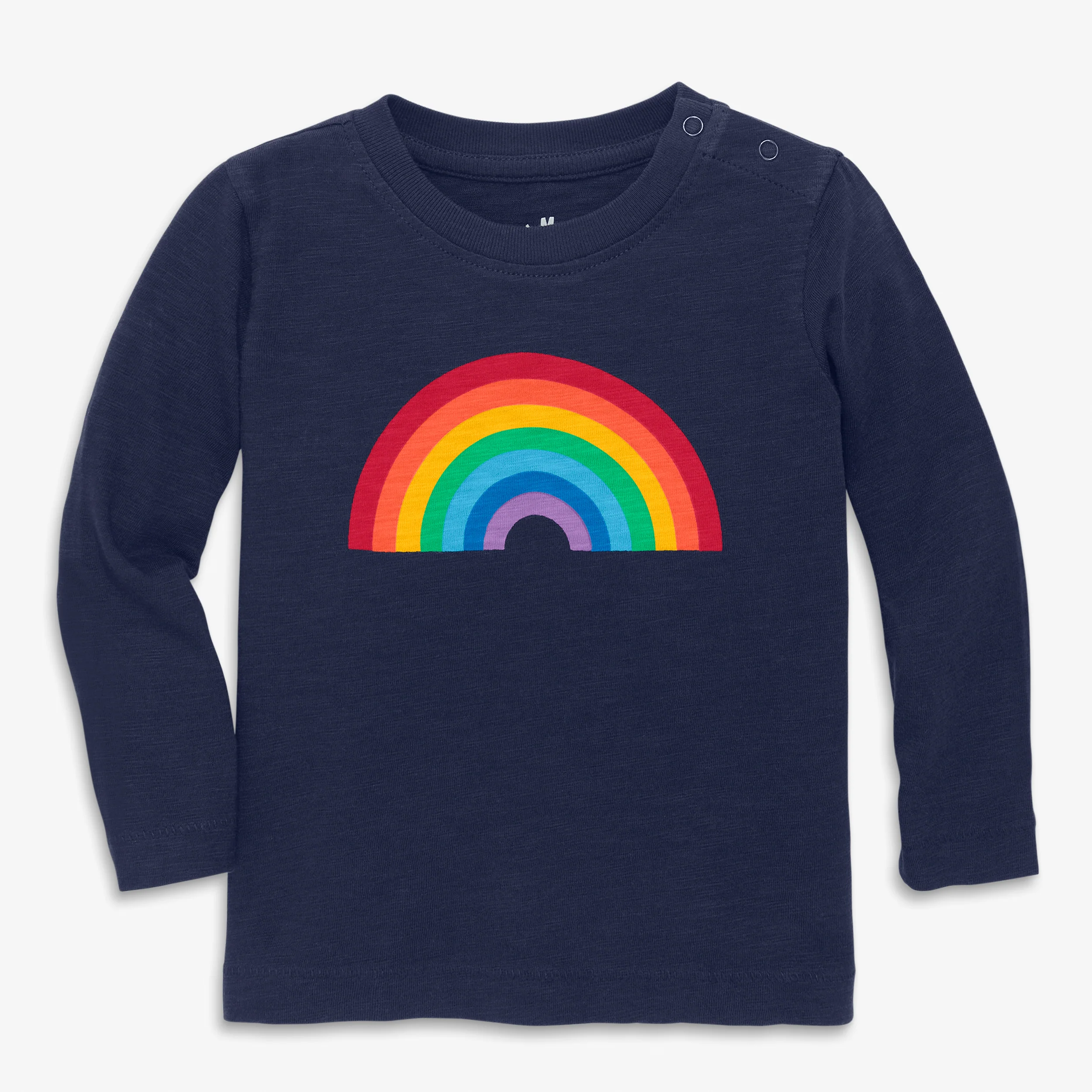 Baby long sleeve rainbow graphic tee