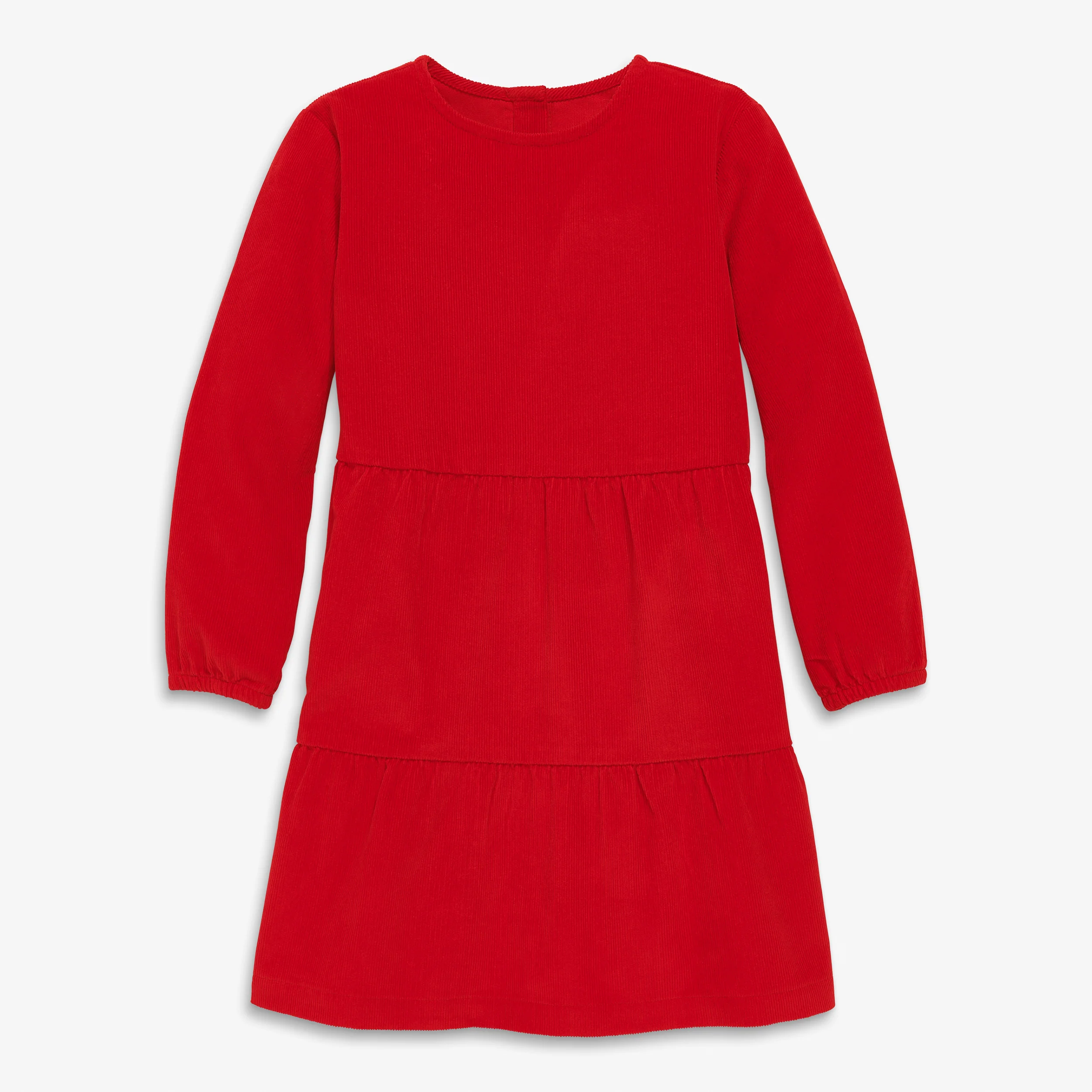 Kids tiered corduroy dress
