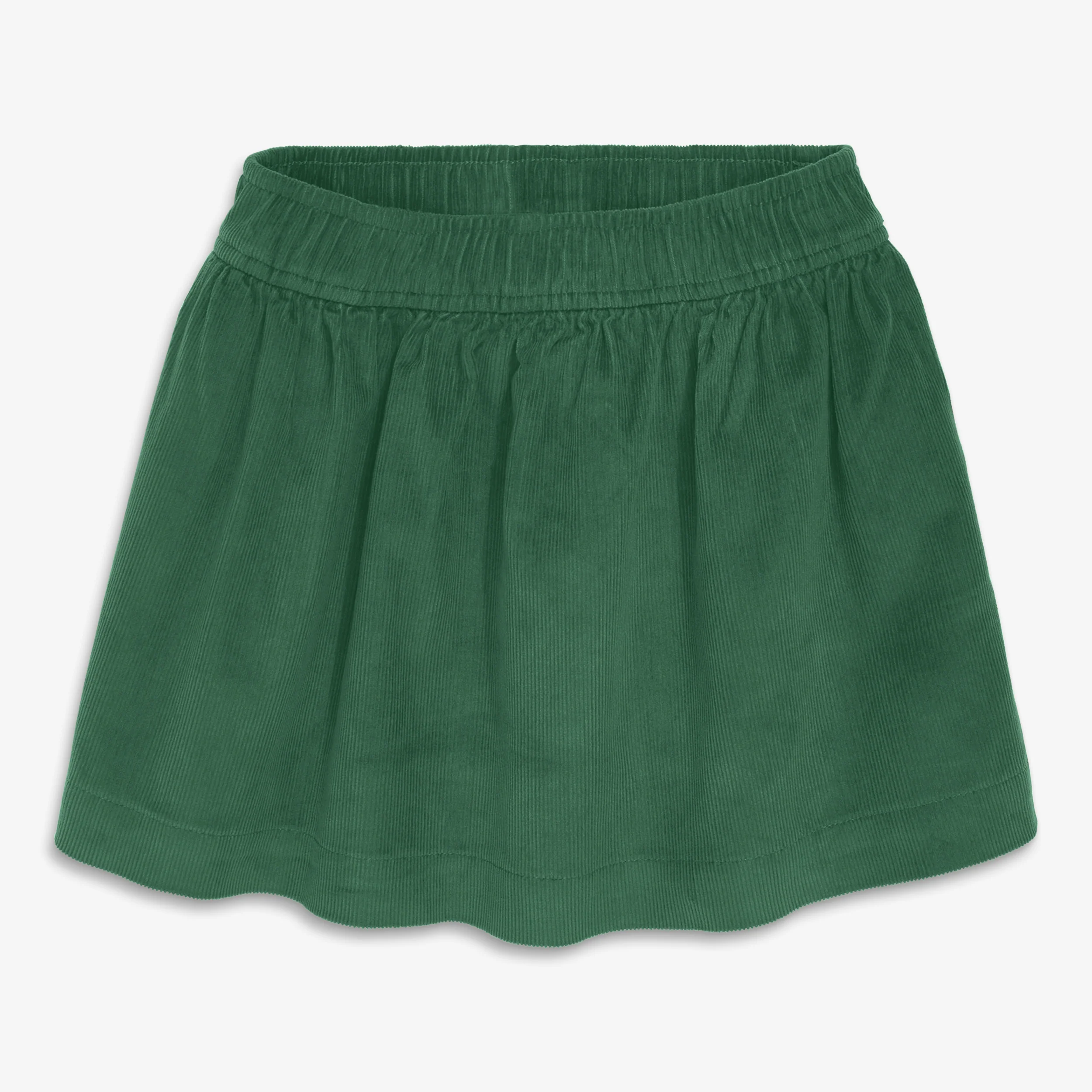 Kids stretch corduroy pull-on pocket skirt