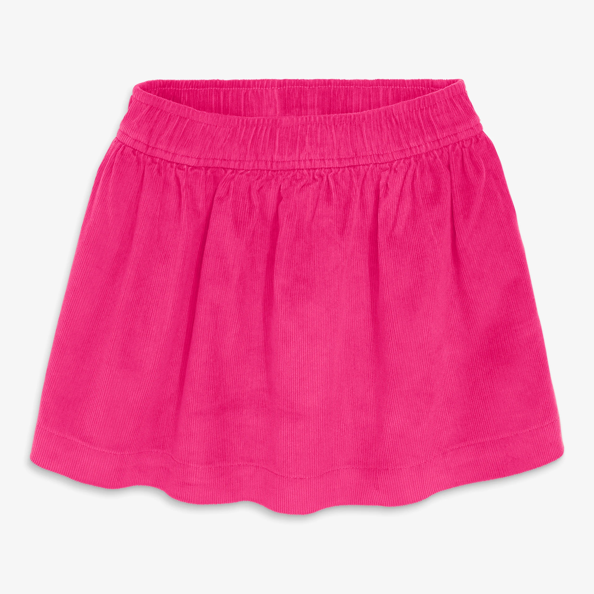 Kids stretch corduroy pull-on pocket skirt