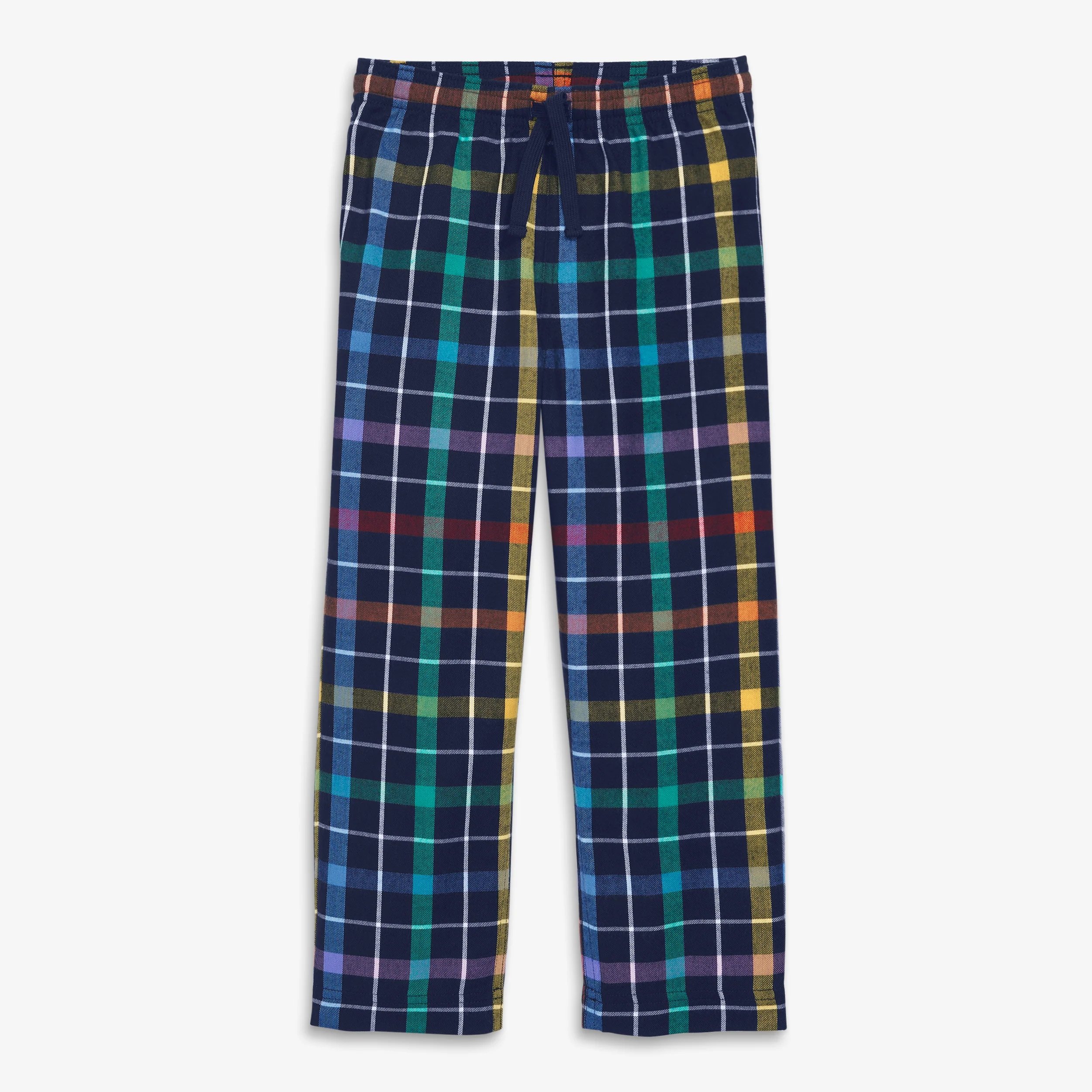 Kids rainbow plaid flannel pj pant