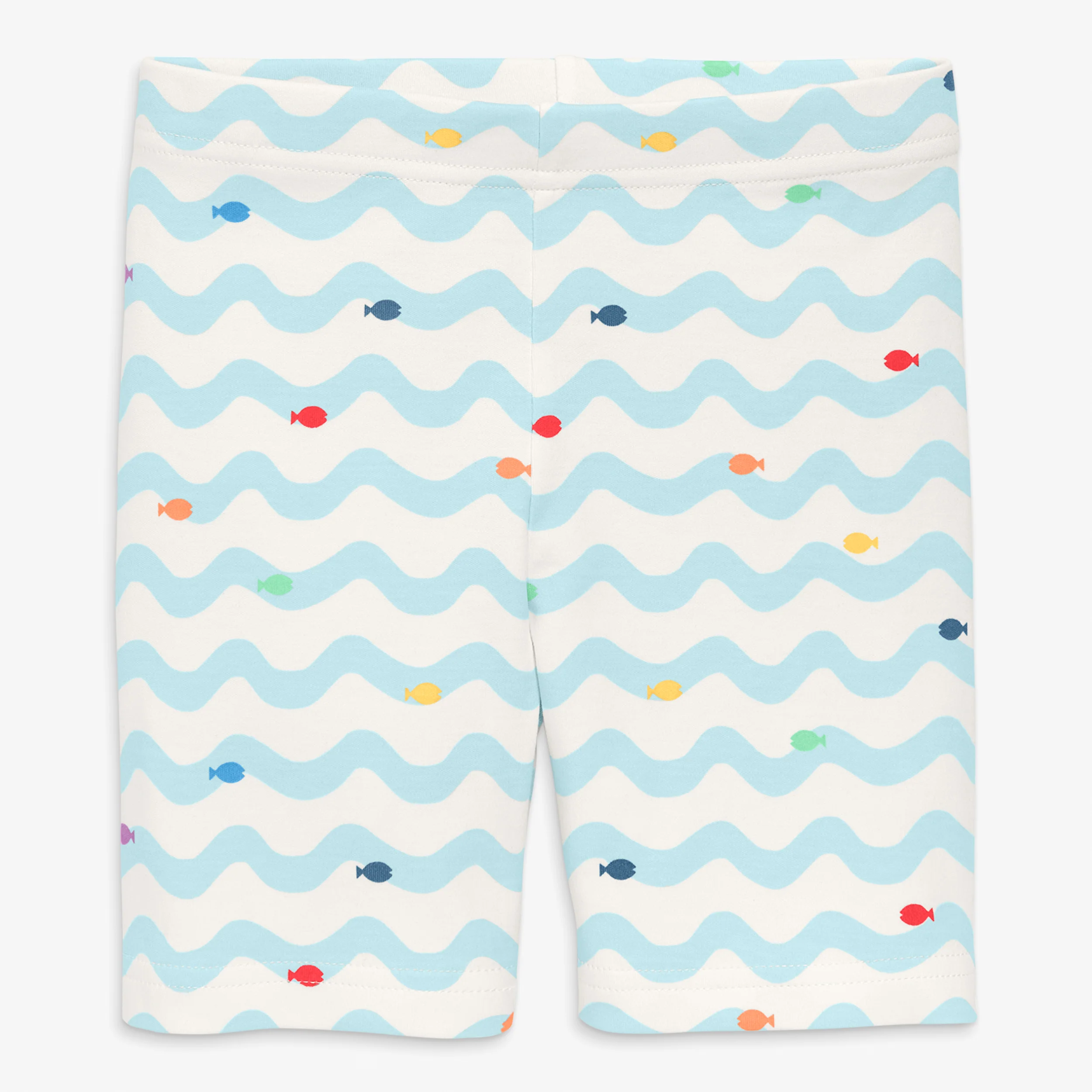 Kids organic PJ short in rainbow fish
