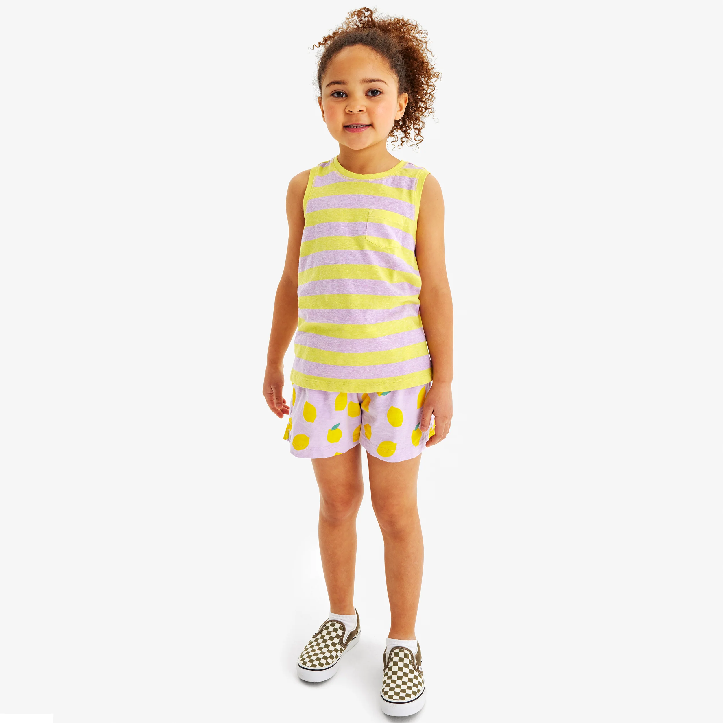 Kids park short in lemon squeeze