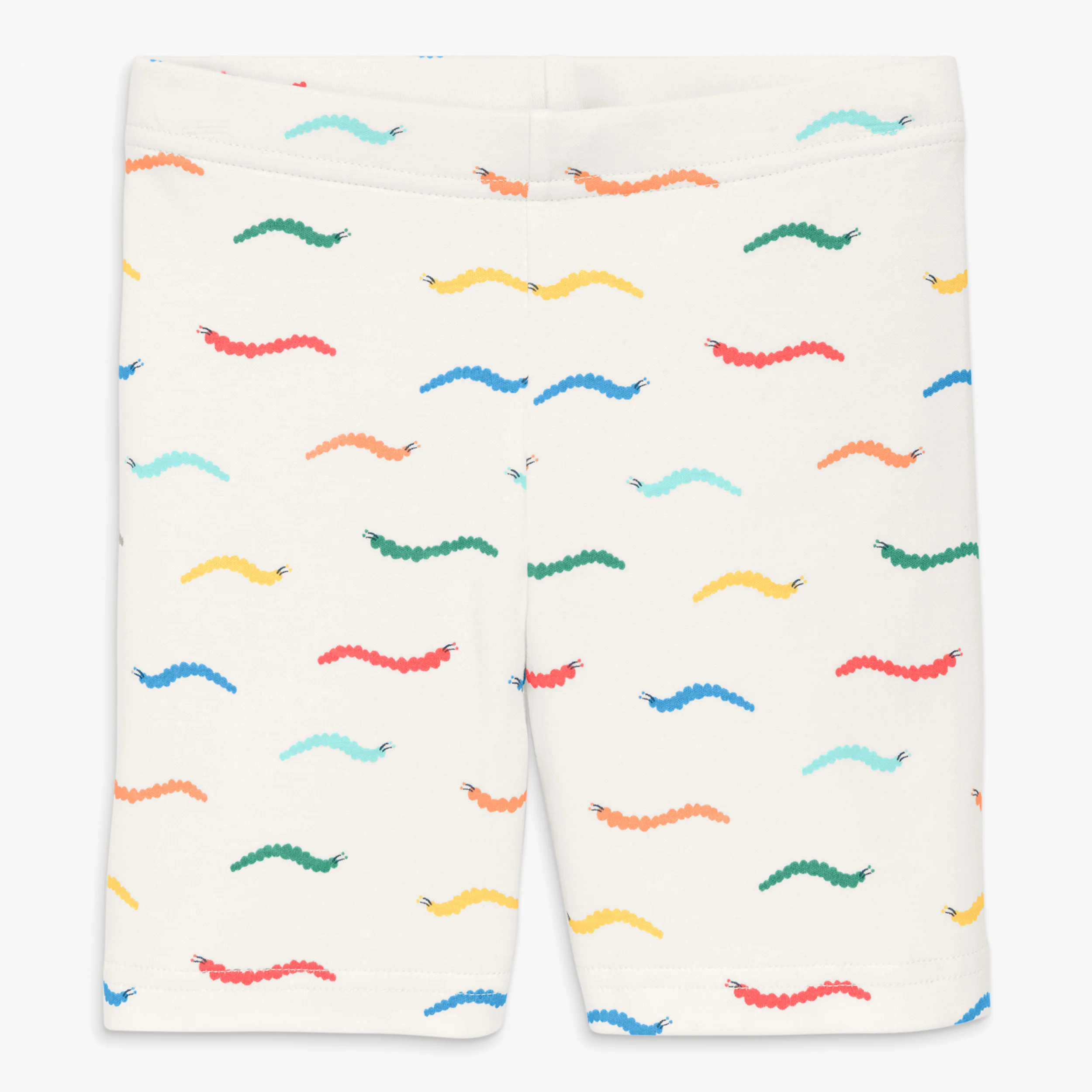 Kids organic PJ short in rainbow critters
