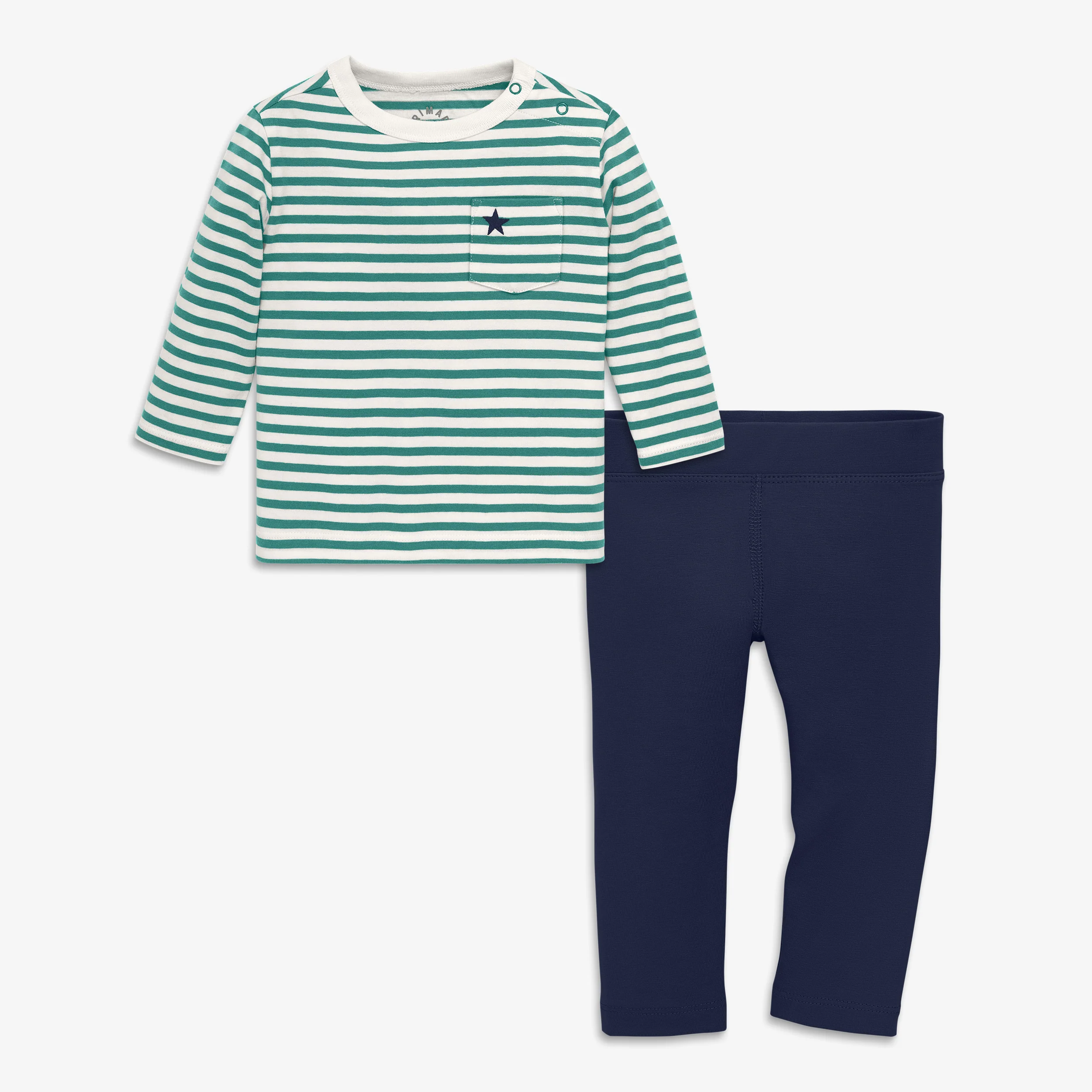 Baby embroidered tee & legging set