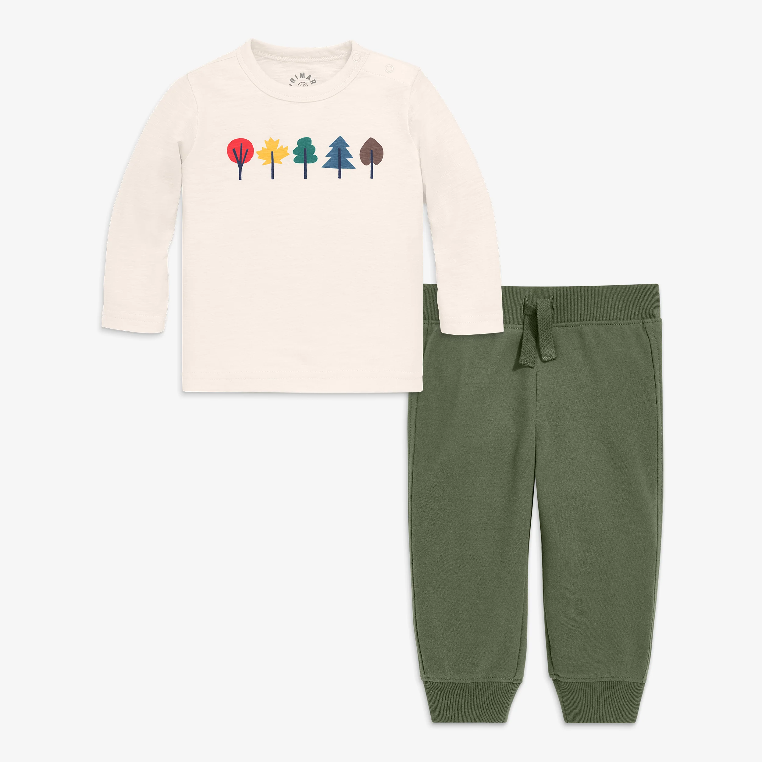Baby foliage tee & jogger set