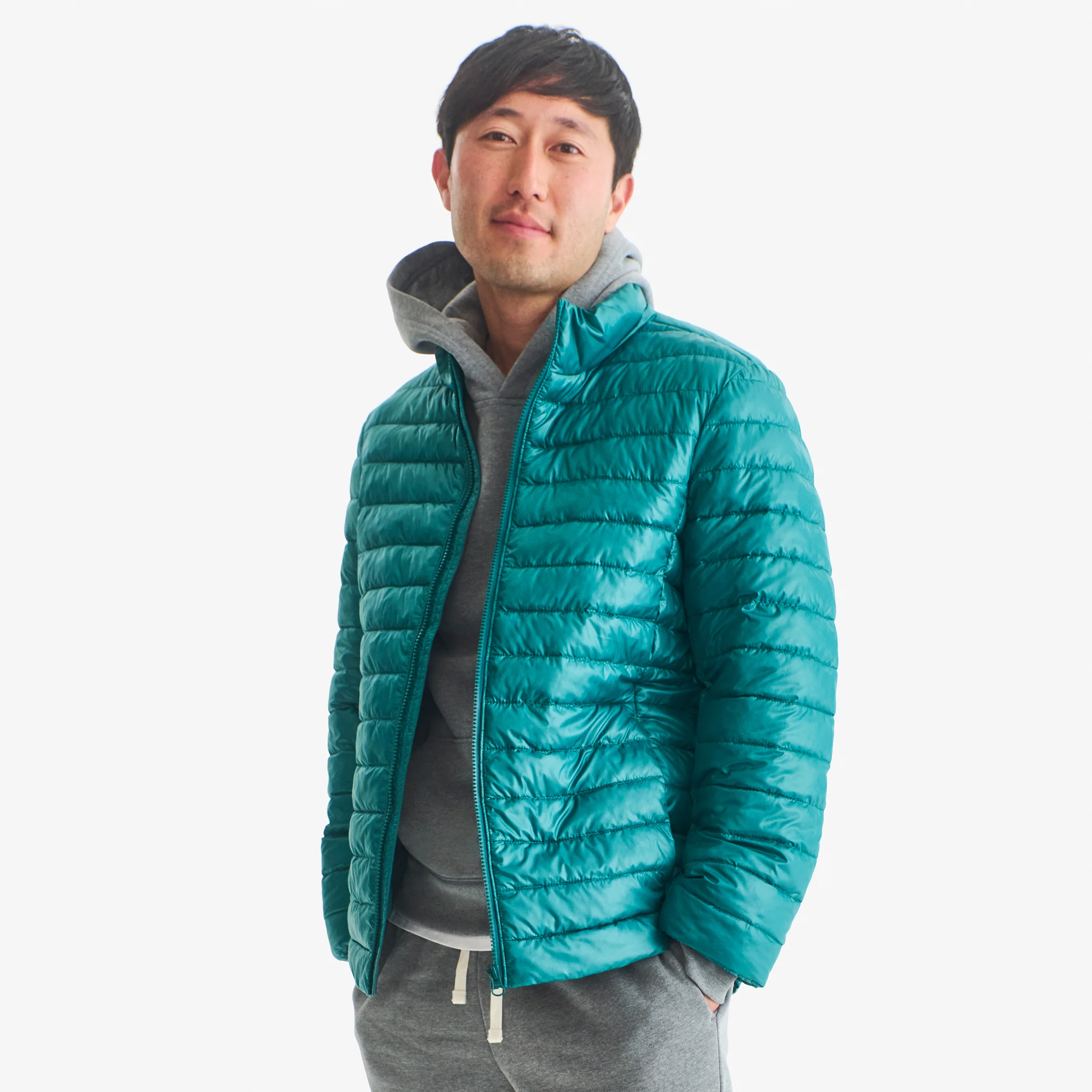 Adult lightweight puffer jacket (unisex fit)