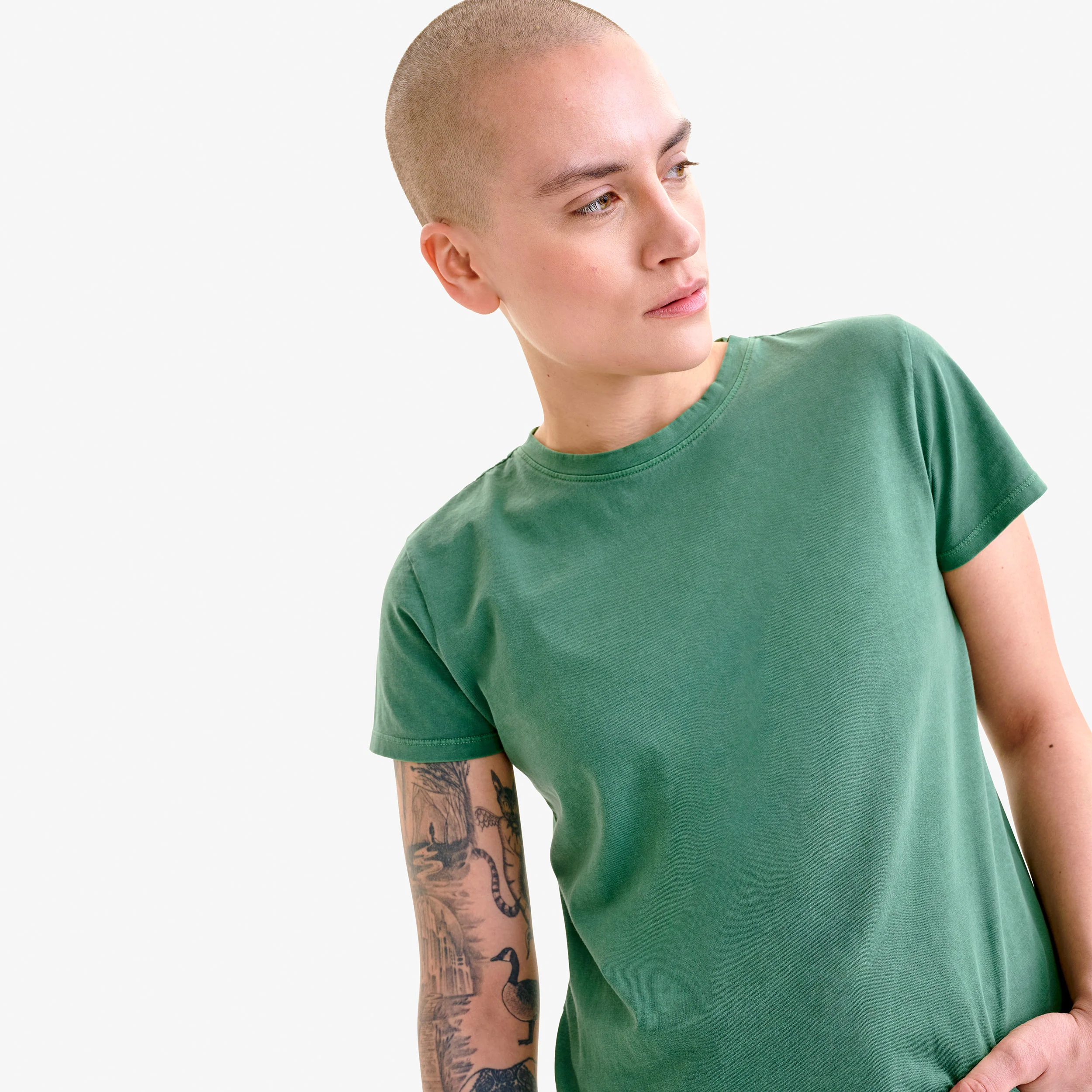 Adult easy crewneck tee (women's fit)