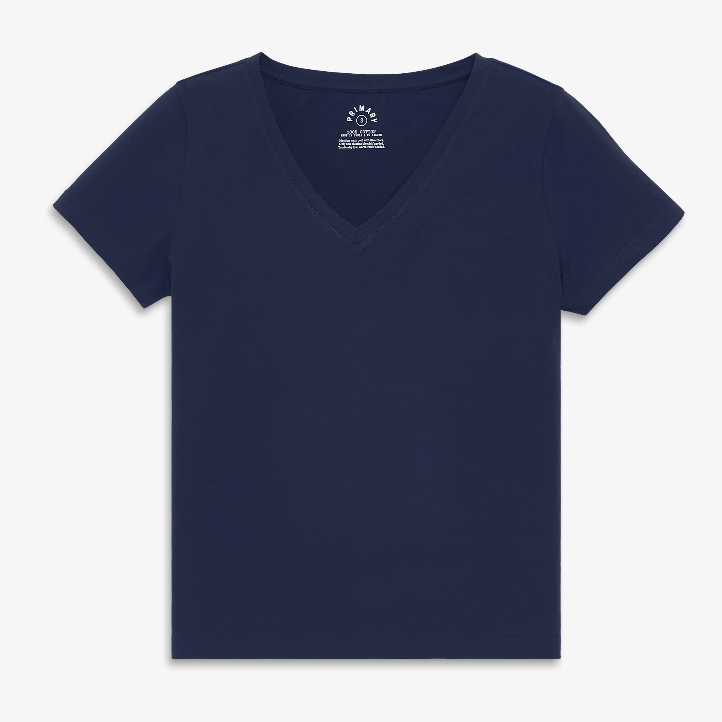 Adult easy v-neck tee (womenâs fit)