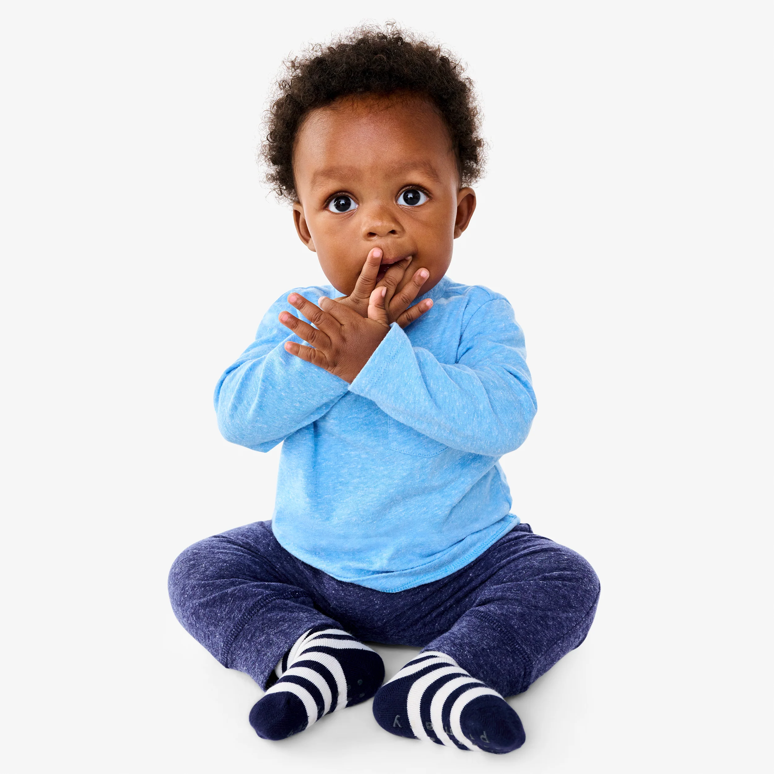 Baby heathered easy pant