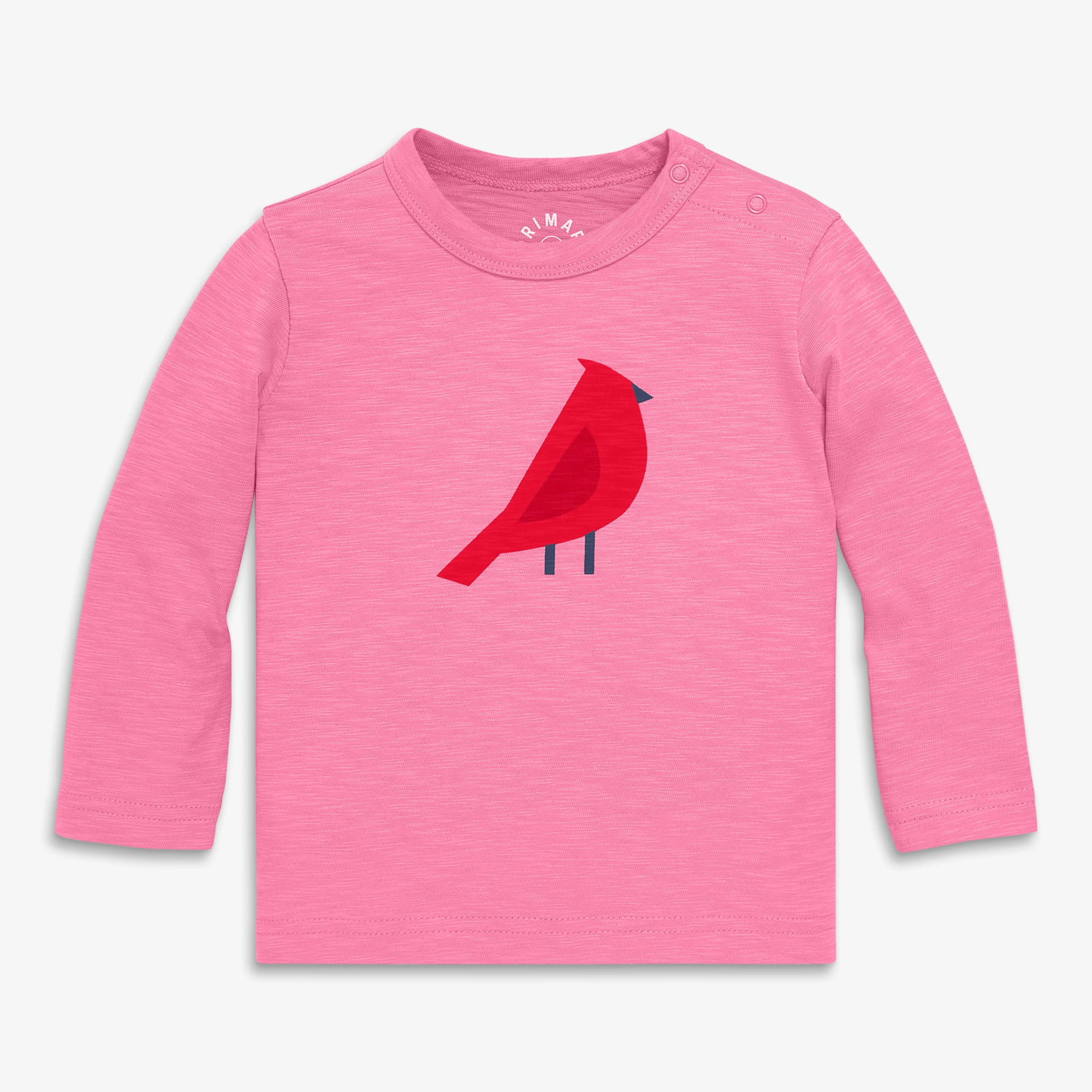 Baby long sleeve cardinal tee
