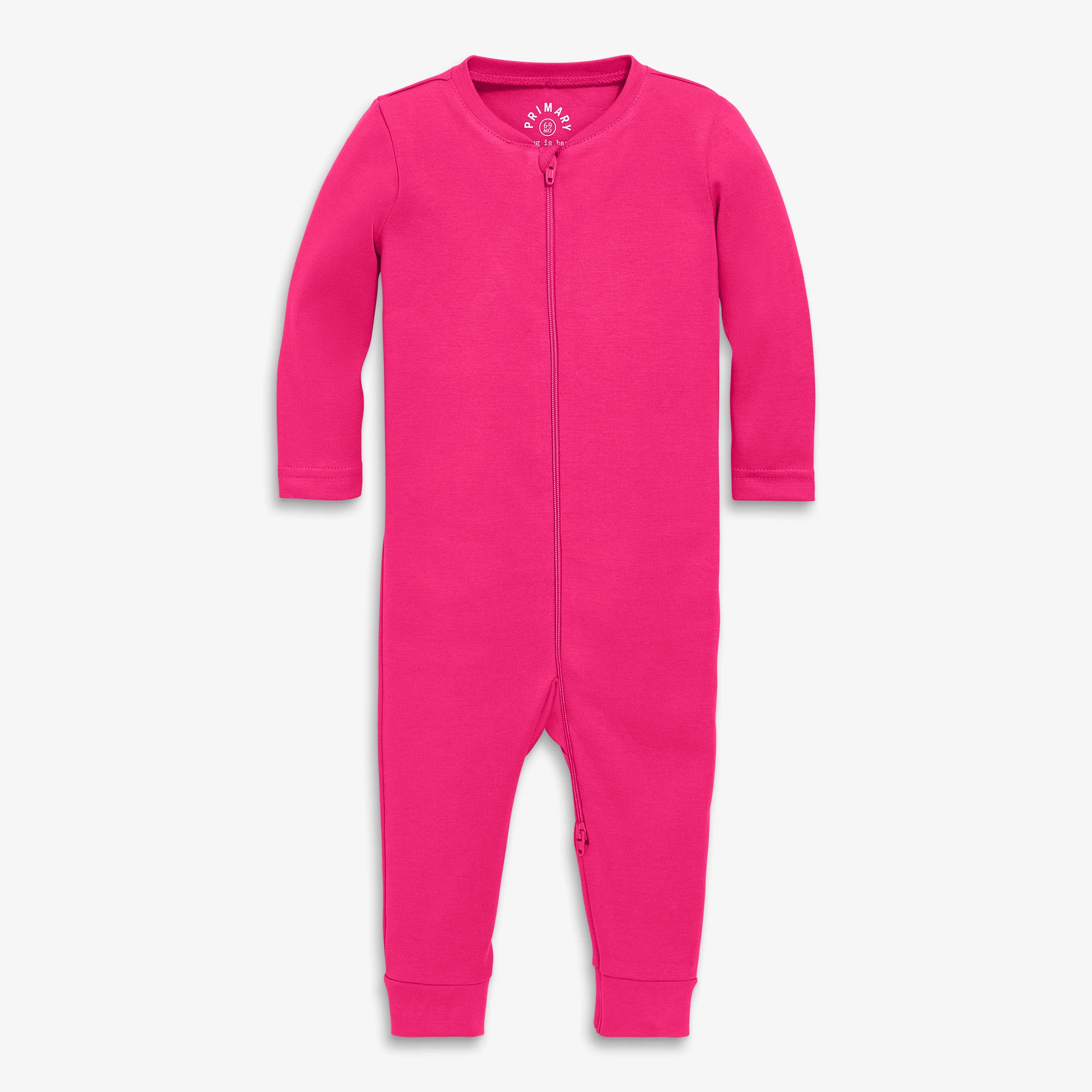 Baby organic zip romper