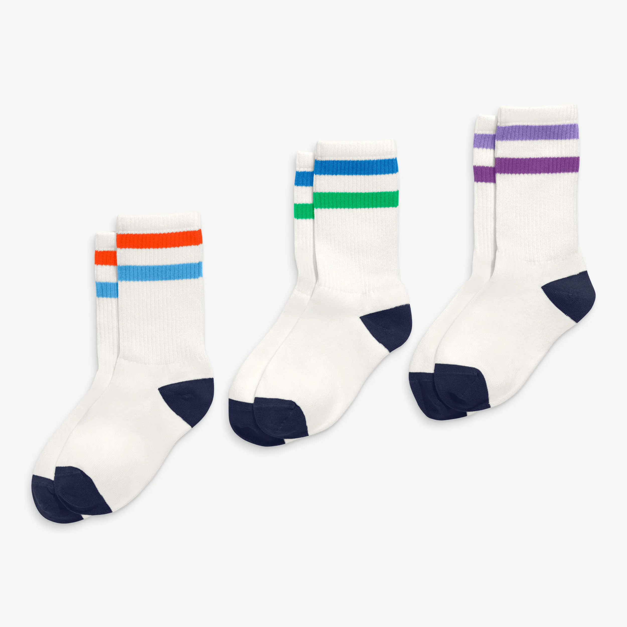 Kids athletic sock 3-pack