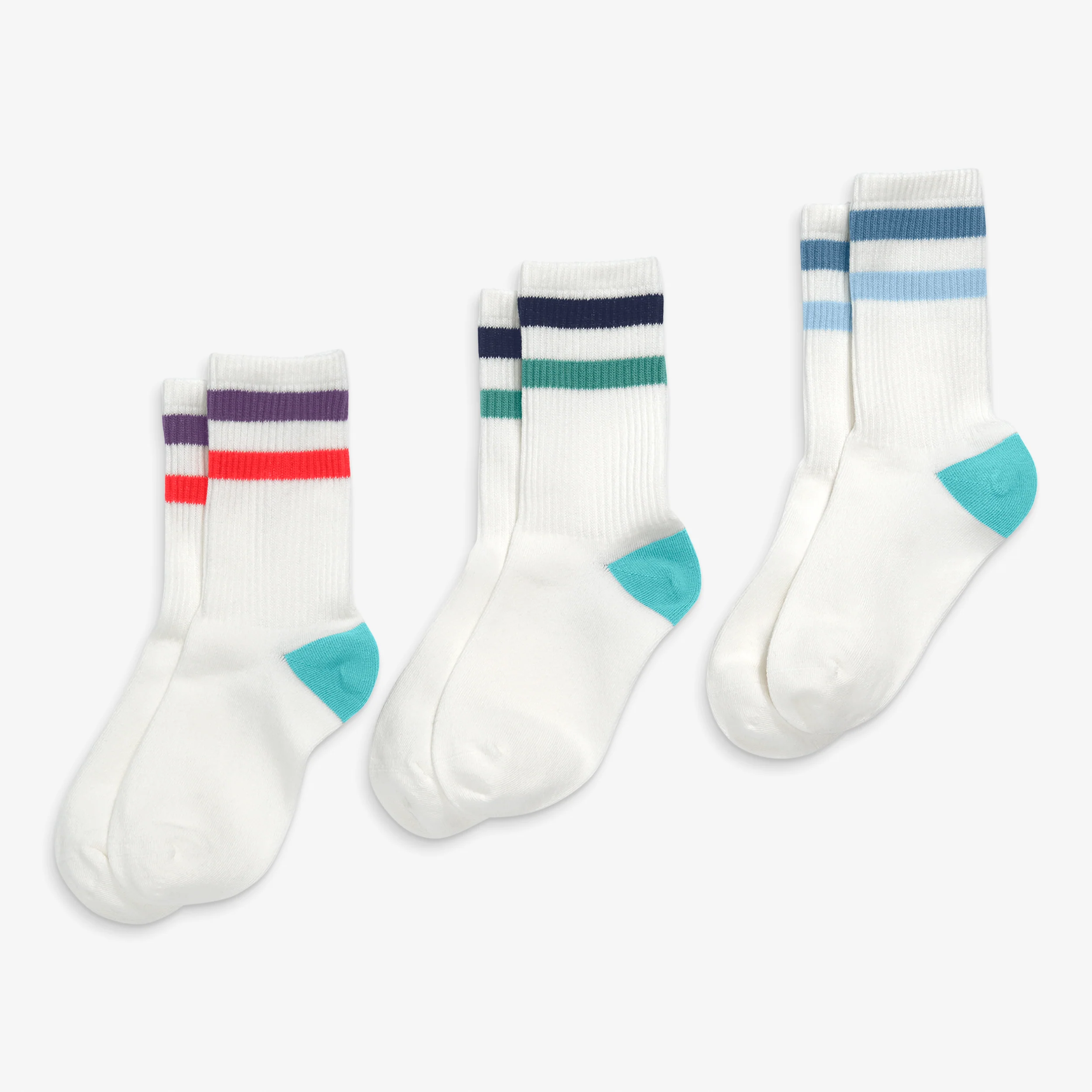Kids athletic sock 3-pack