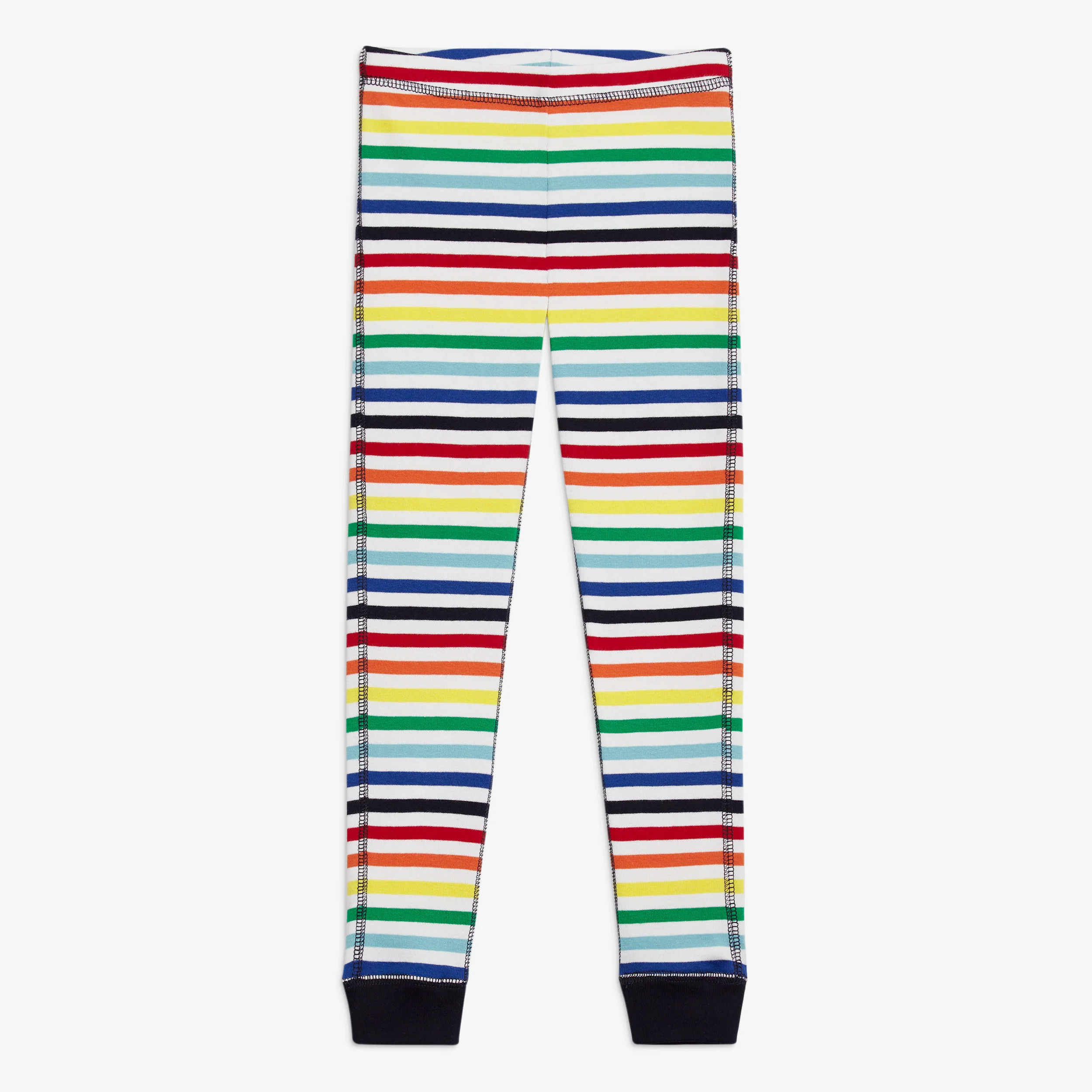 Kids organic pj pant in rainbow