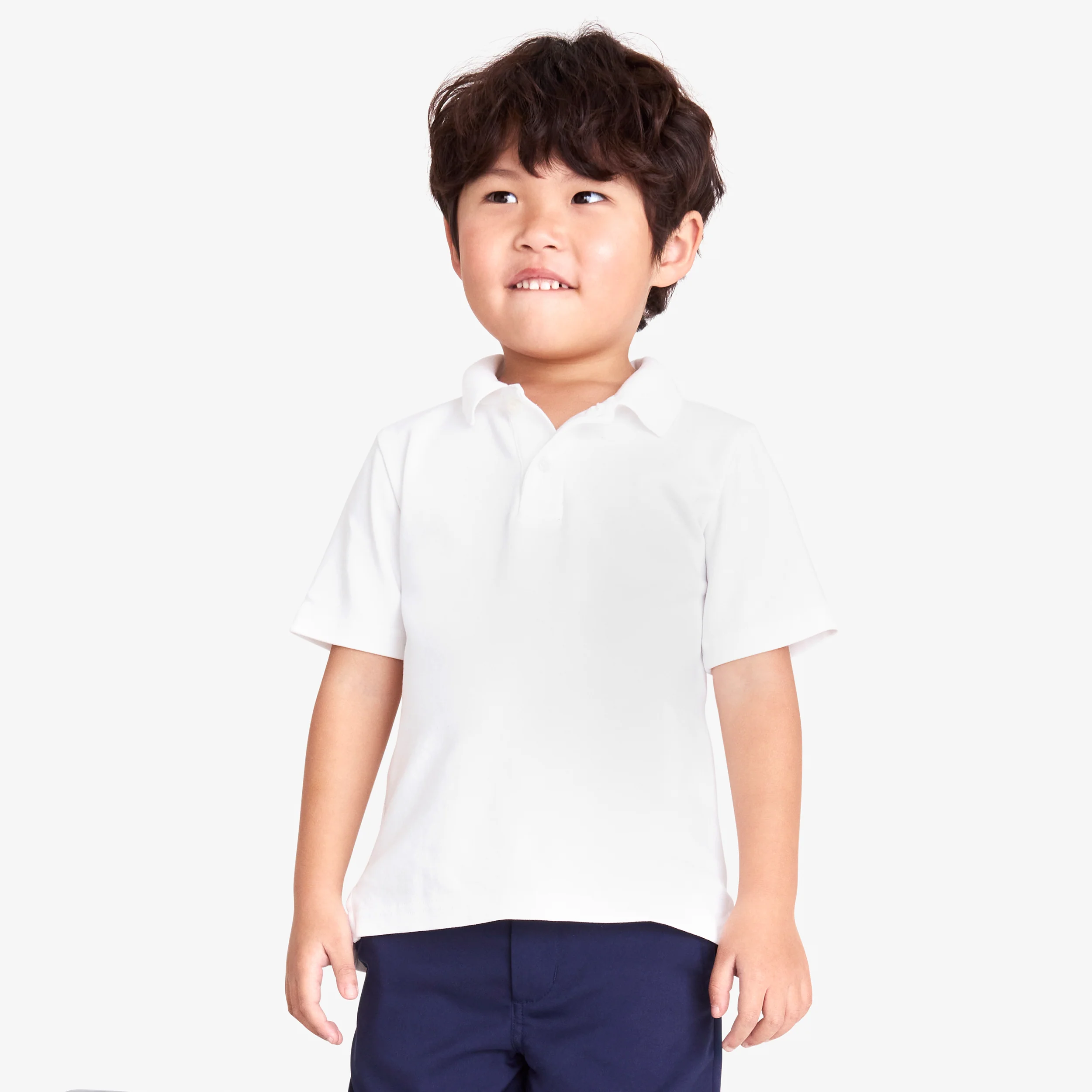Kids classic short sleeve interlock polo