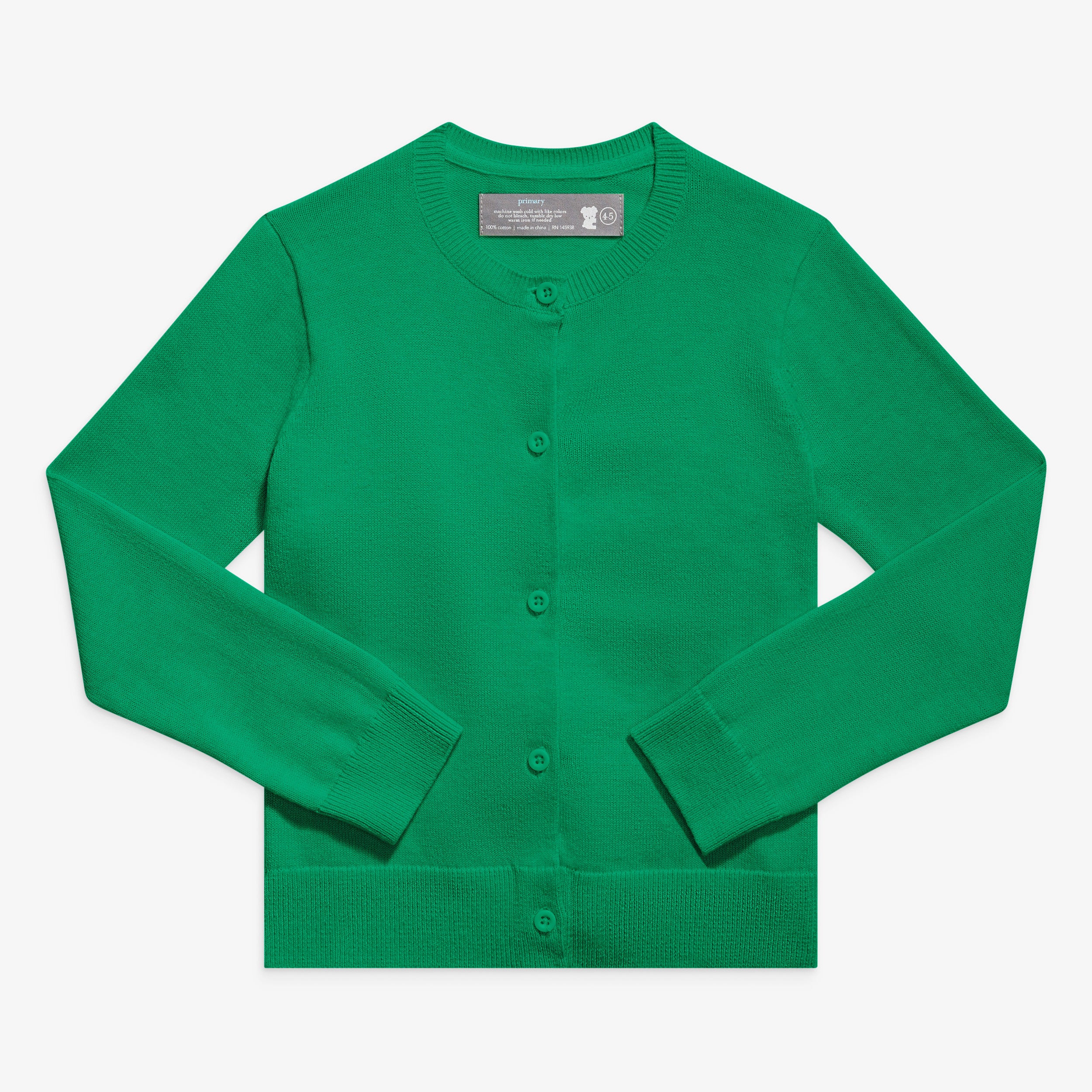 Kids cotton cardigan in seasonal colors