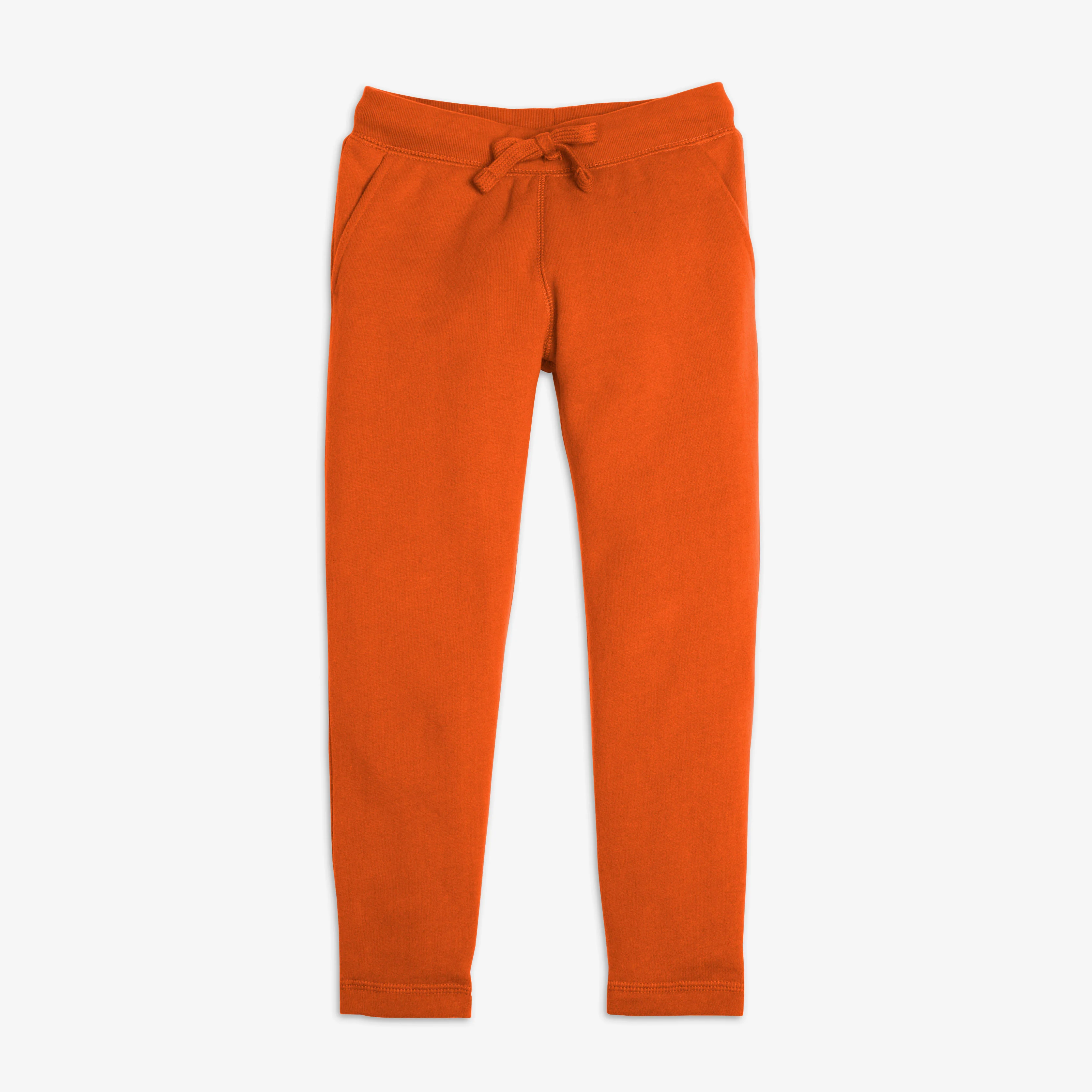 Kids cozy fleece sweatpant seasonal colors