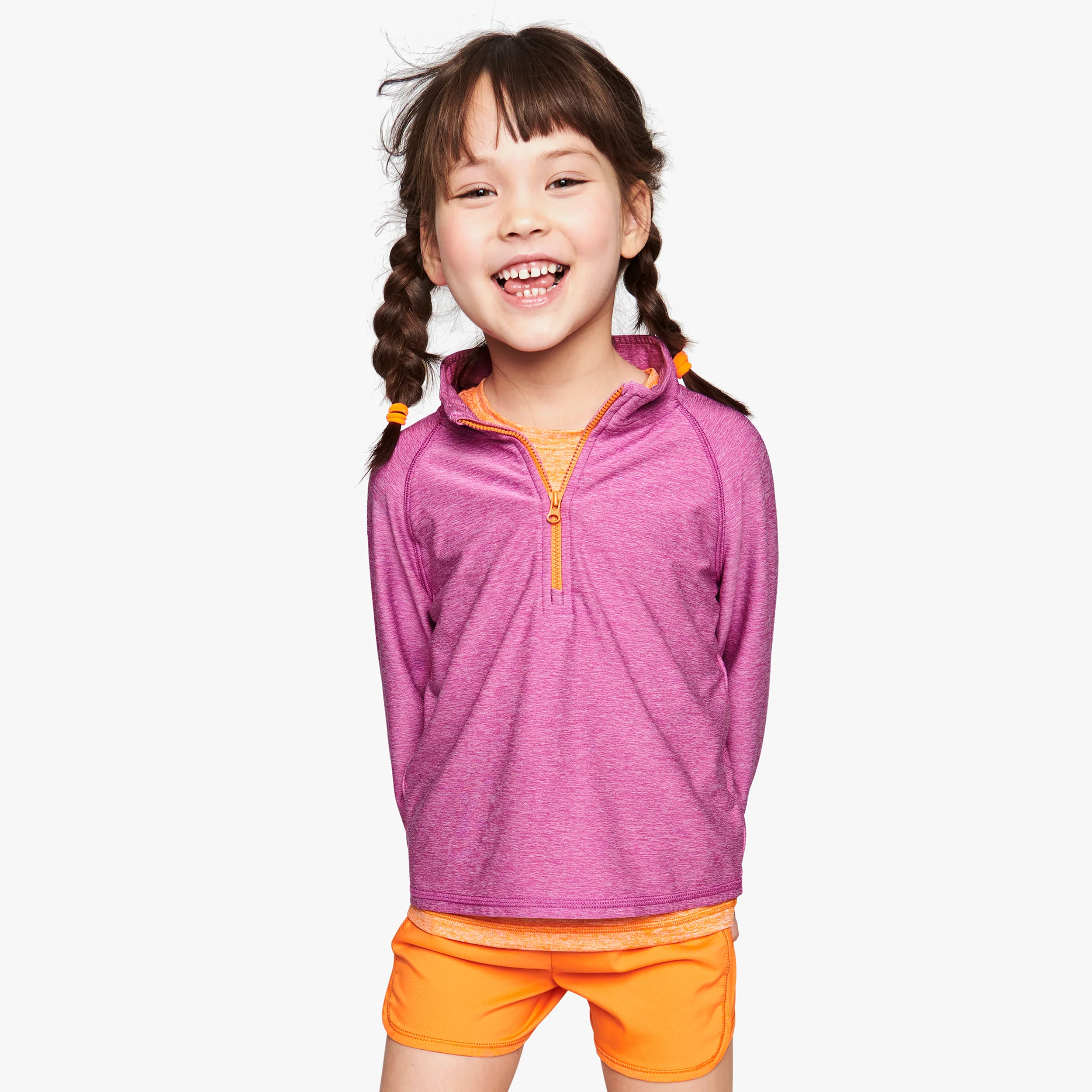 Kids FlexKnit half-zip pullover