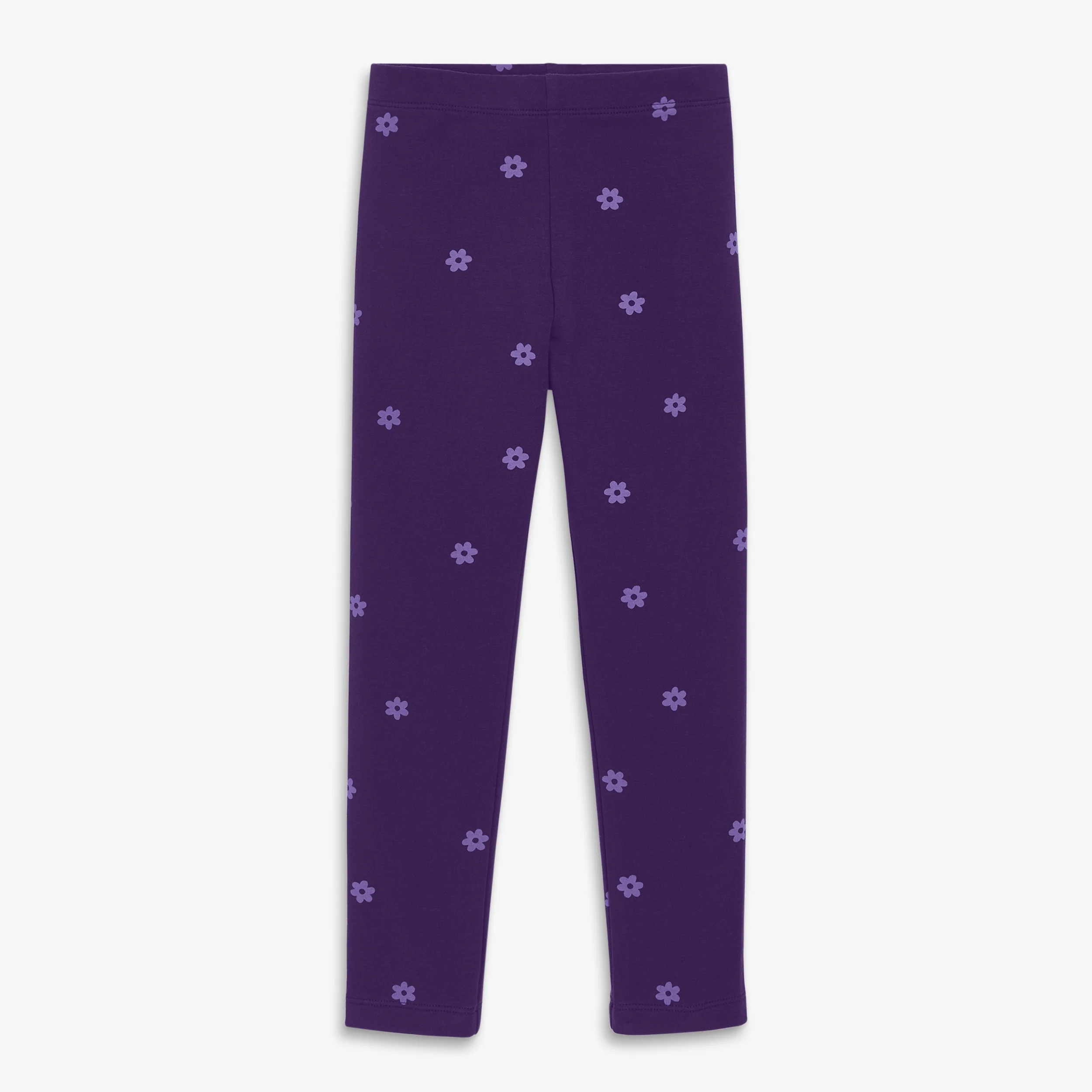 Kids french terry cozy legging in bold blooms