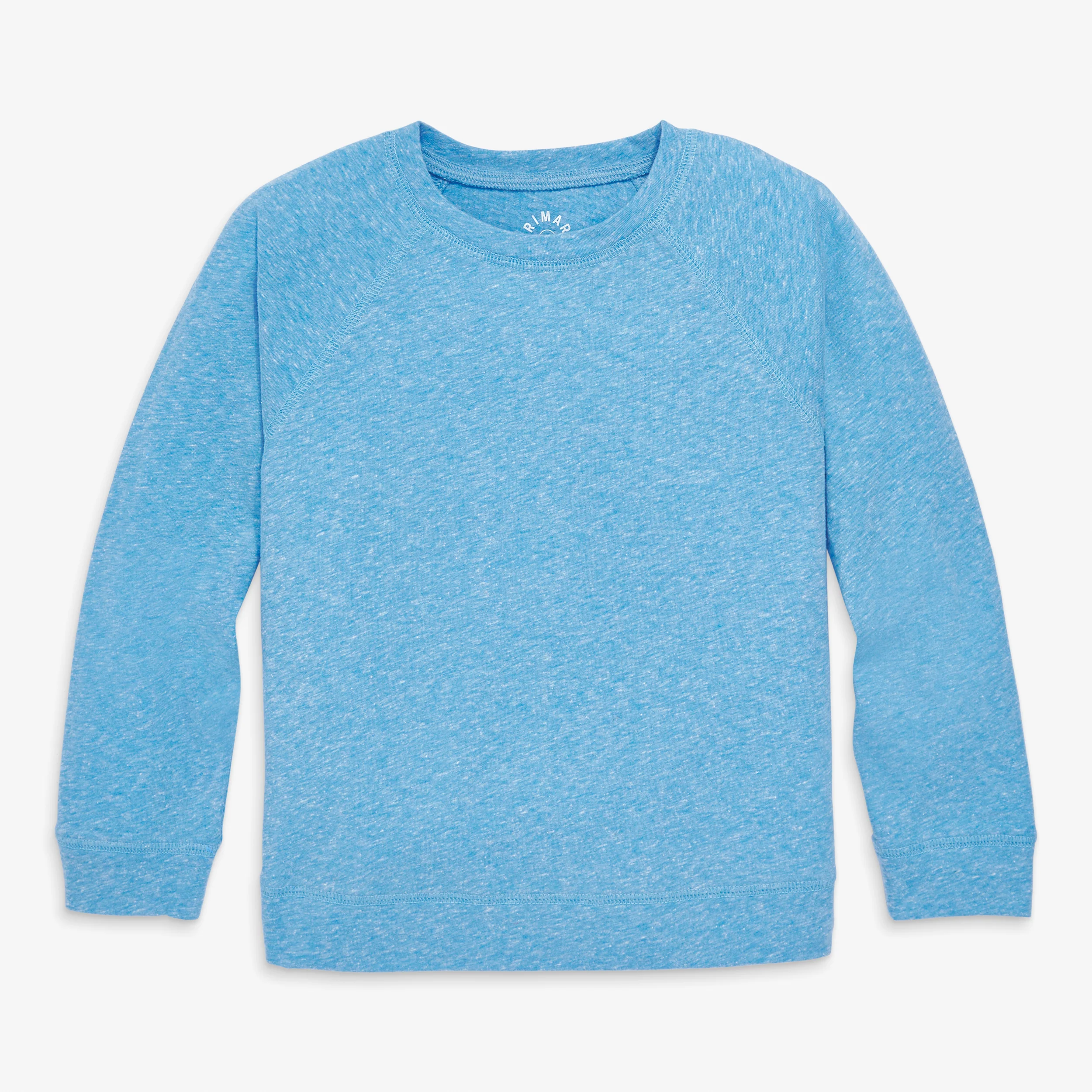 Kids heathered long sleeve raglan tee