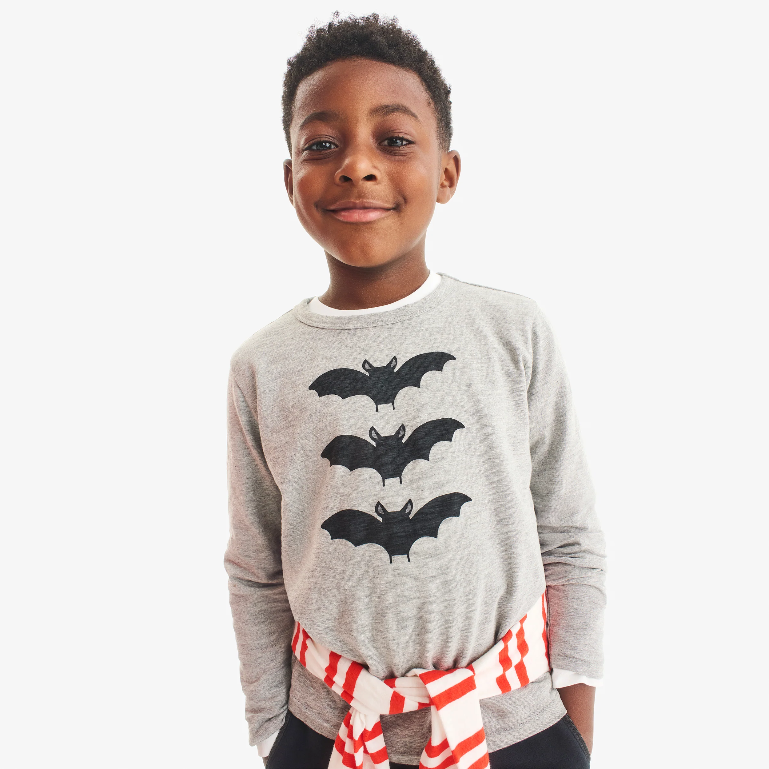 Kids long sleeve bat tee