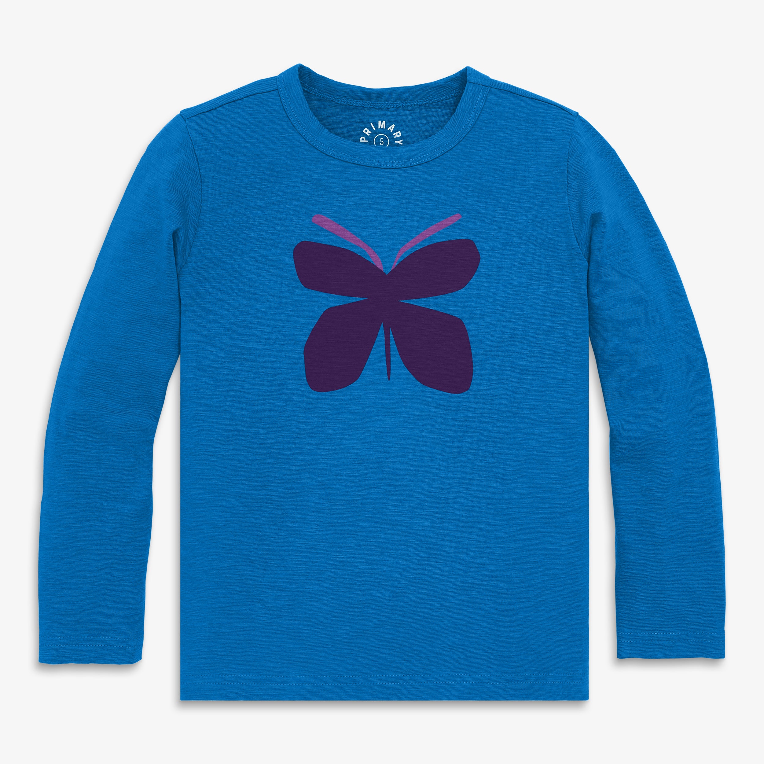 Kids long sleeve butterfly tee