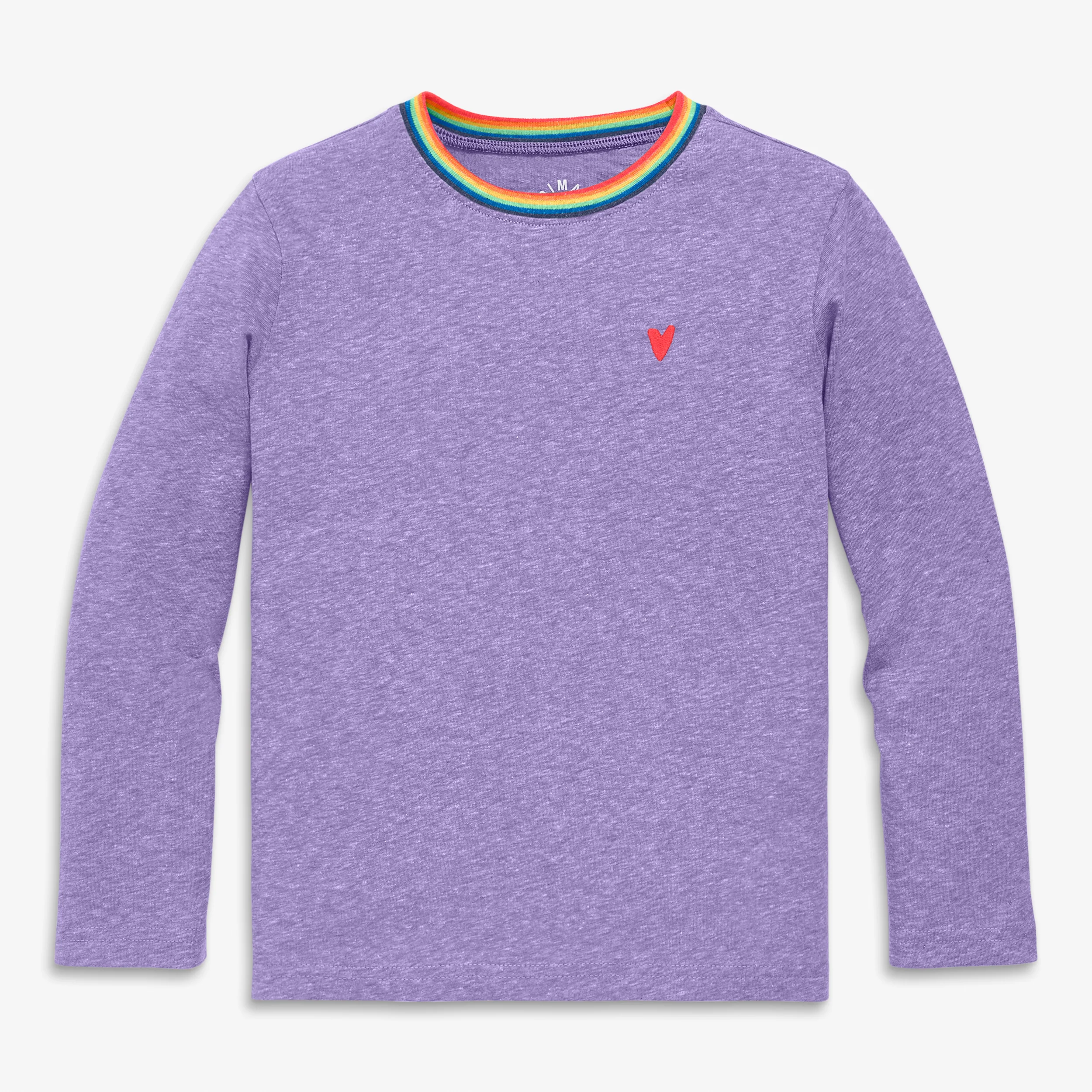 Kids long sleeve heathered embroidered heart tee 1 28236-kids-long-sleeve-heathered-embroidered-heart-tee-1.webp