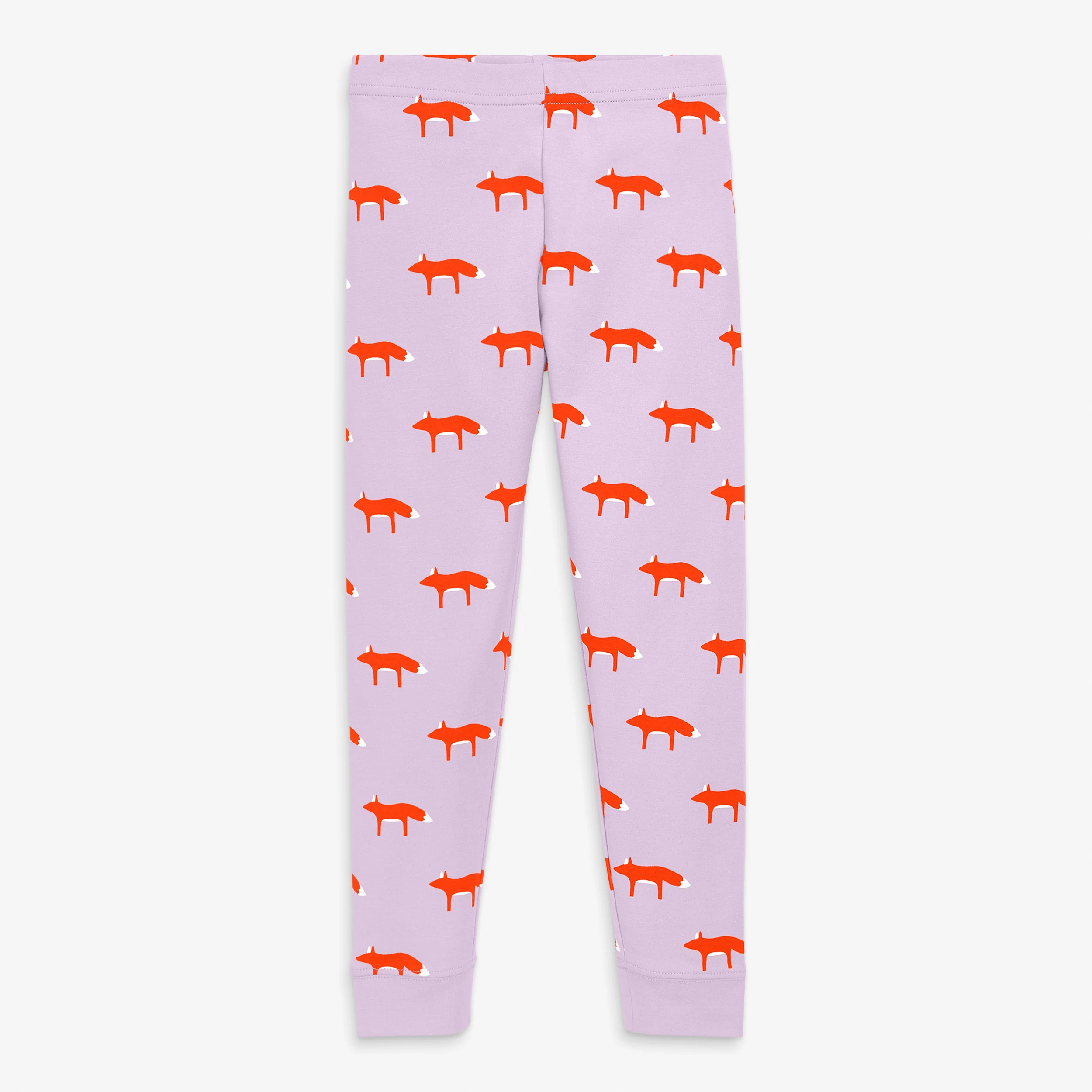 Kids organic pj pant in fox trot