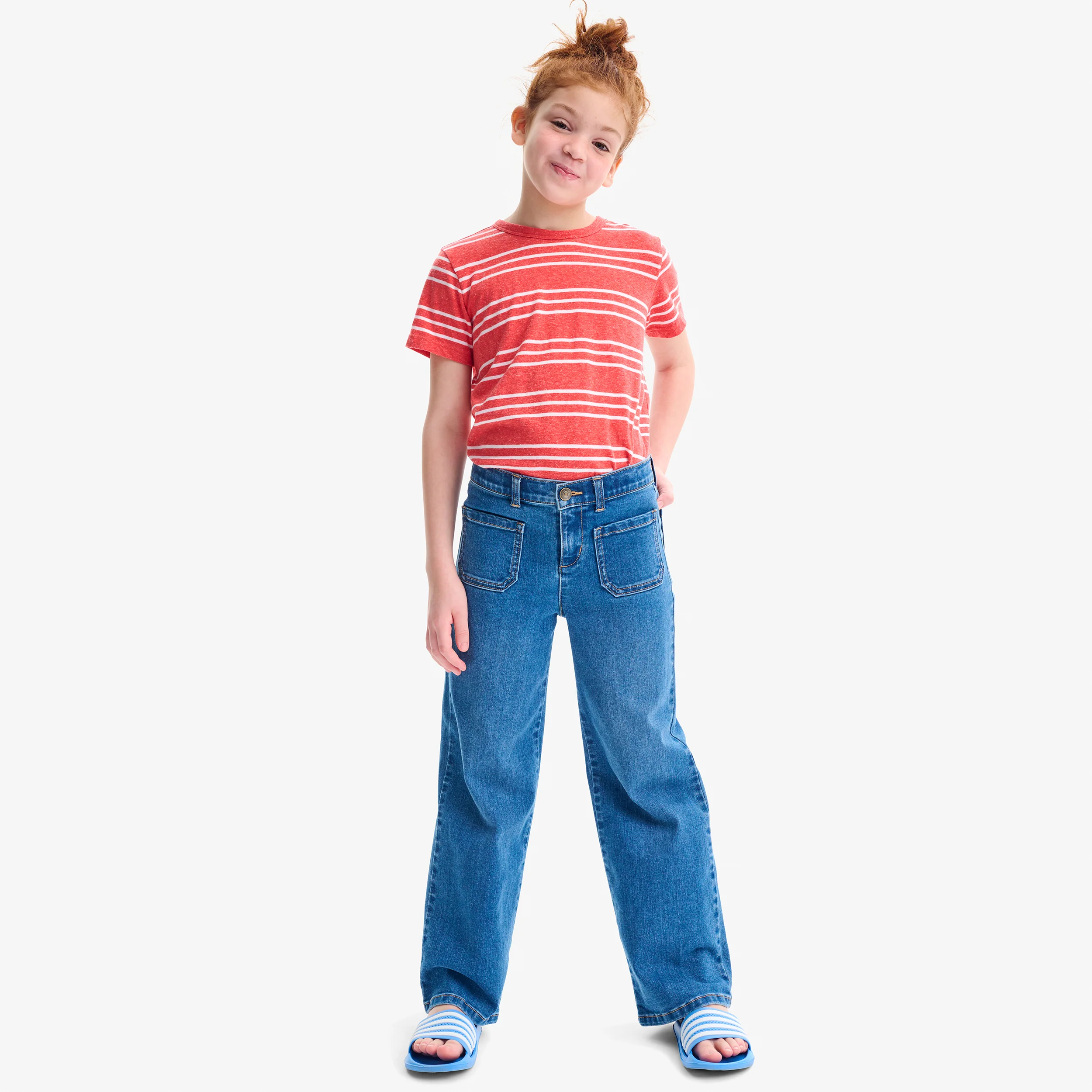Kids patch pocket jean
