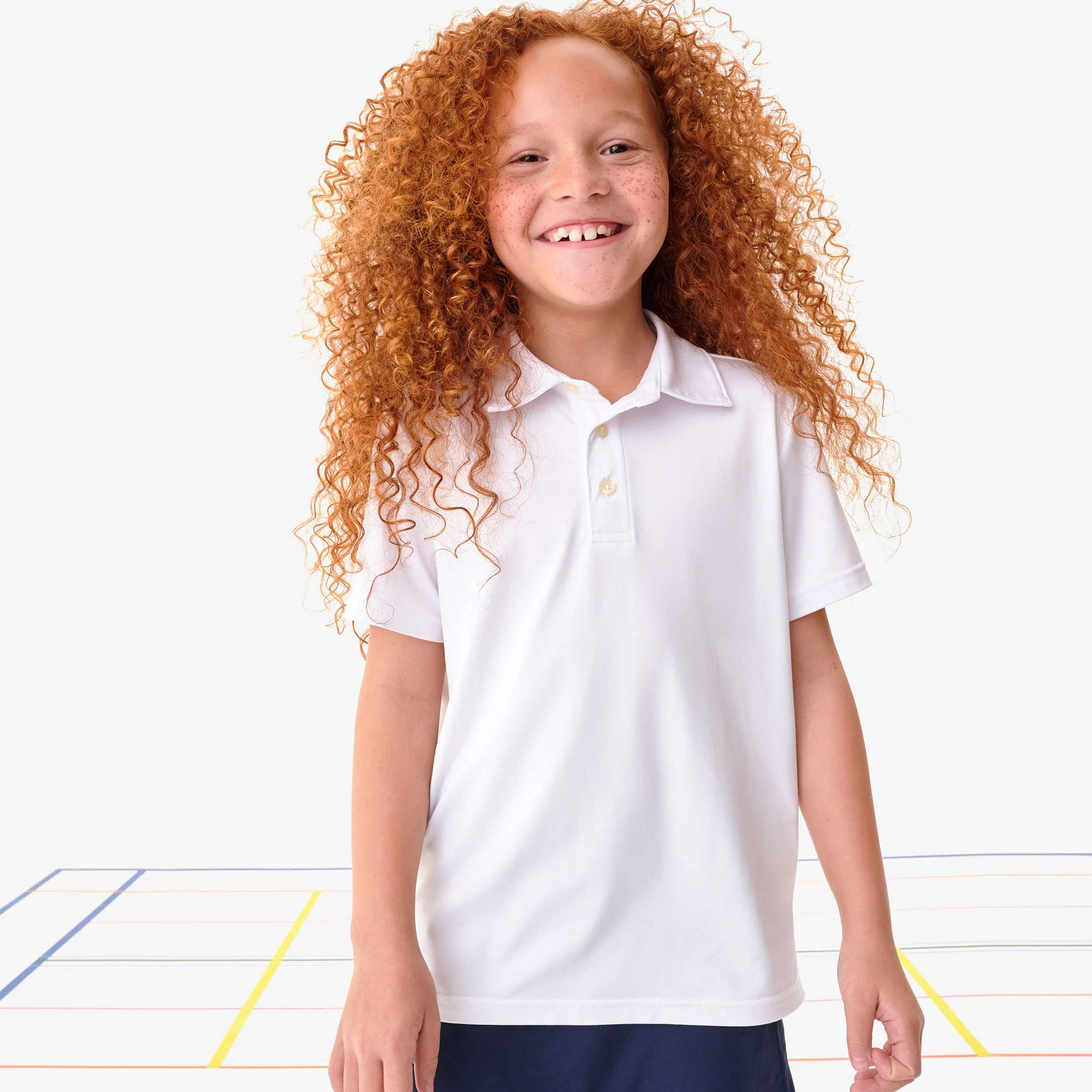 Kids short sleeve FlexKnit polo