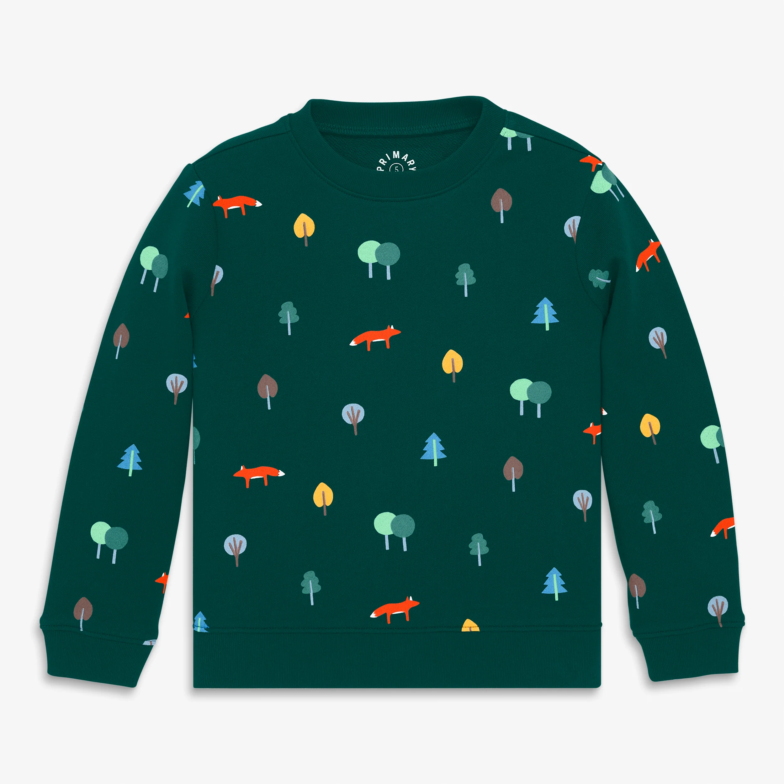 Kids sweatshirt in woodland friends