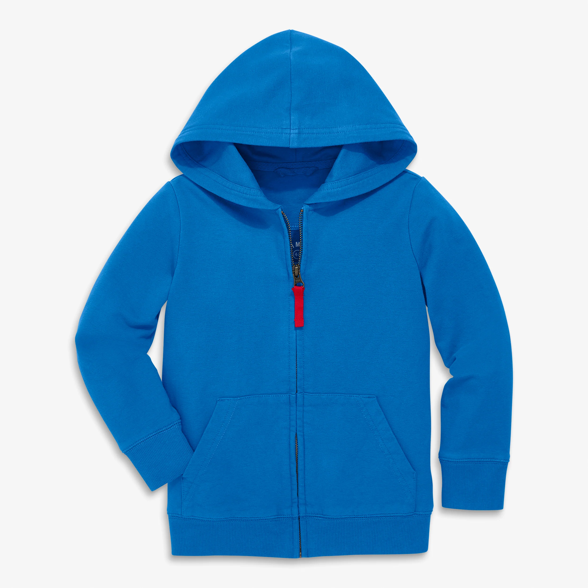 Kids zip hoodie in seasonal colors